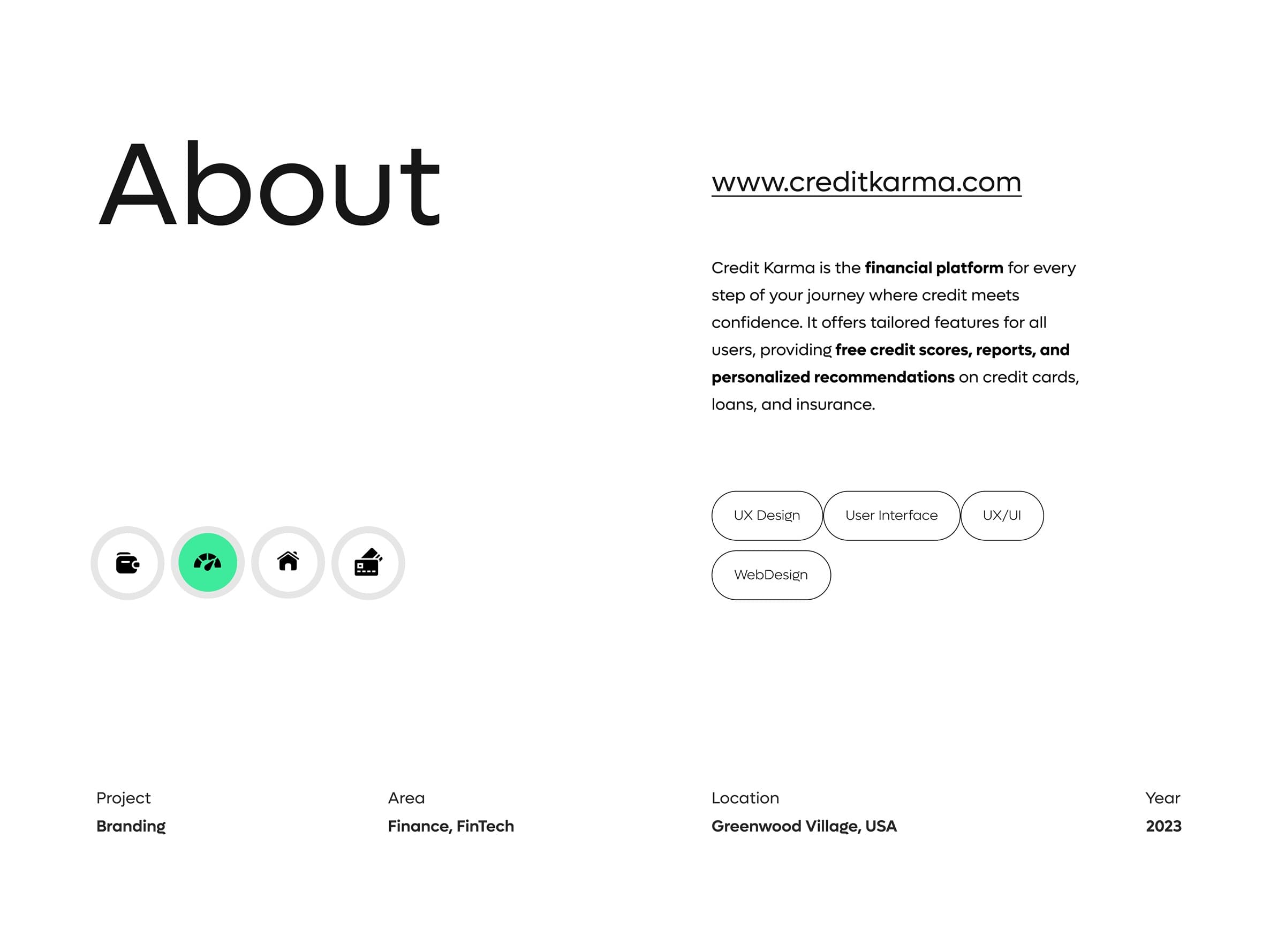 Abour Credit Karma project