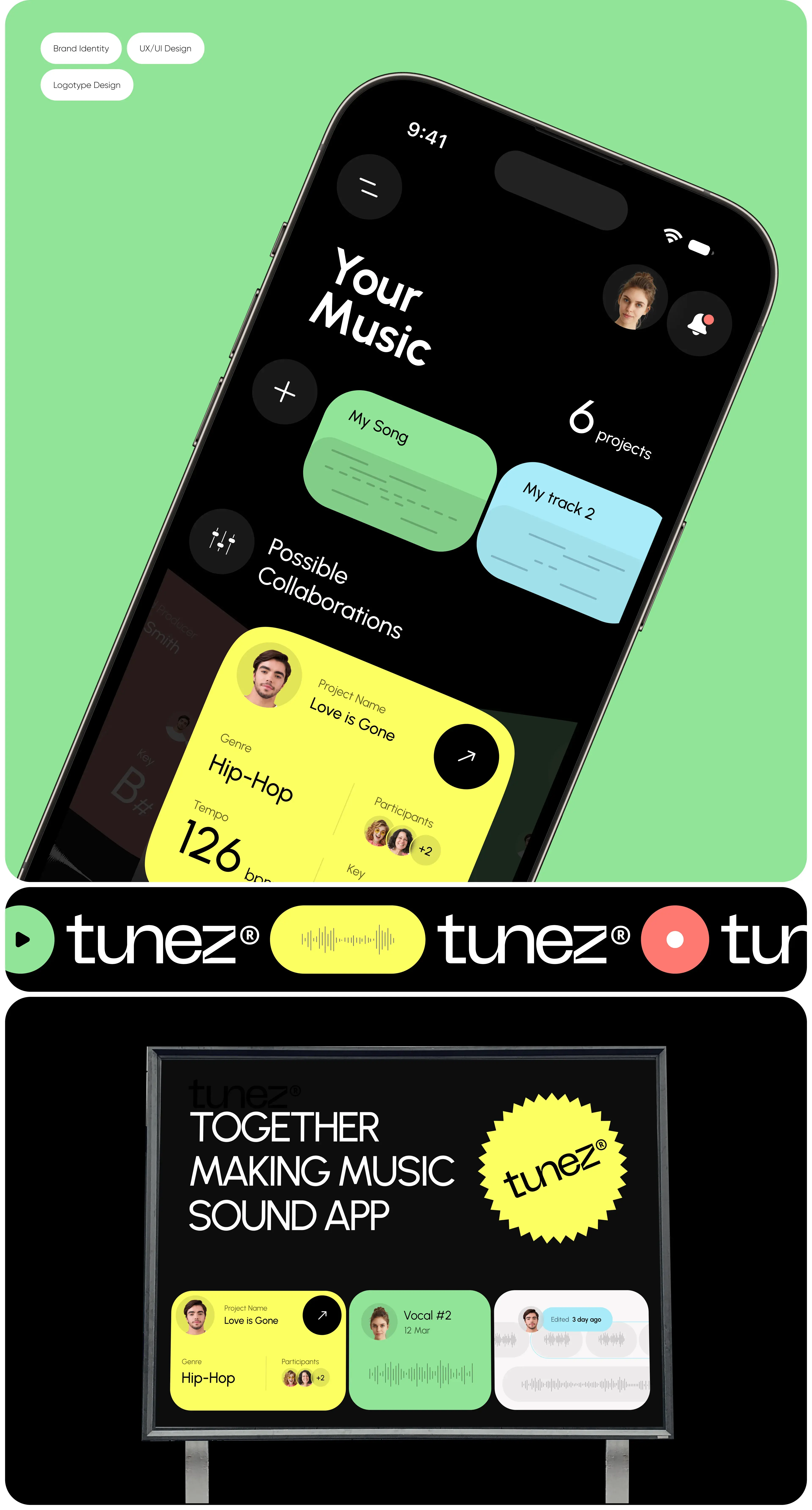 Screenshot of a mobile app's user interface design on a smartphone.