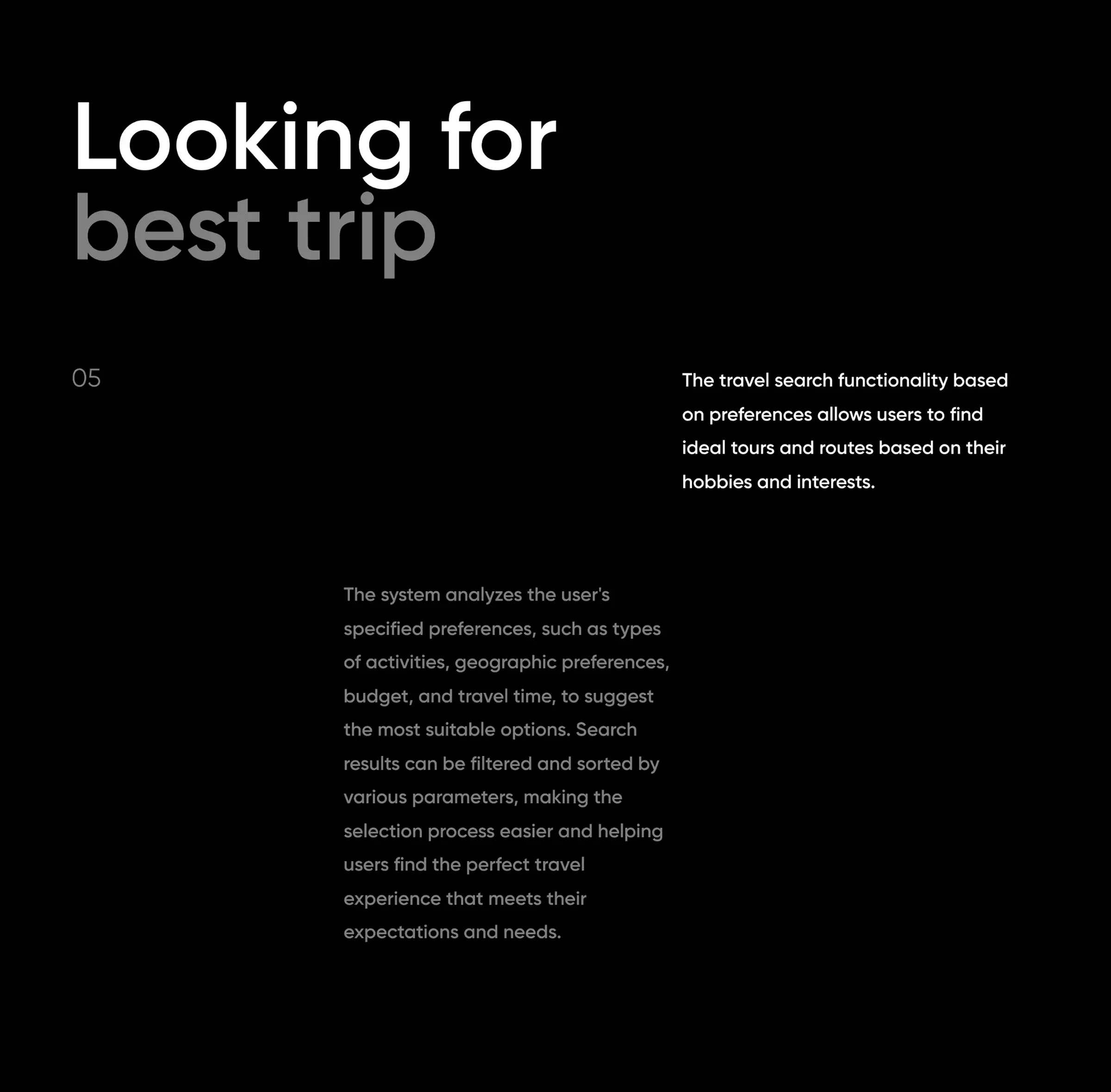 Travel Software | UX & UI Design