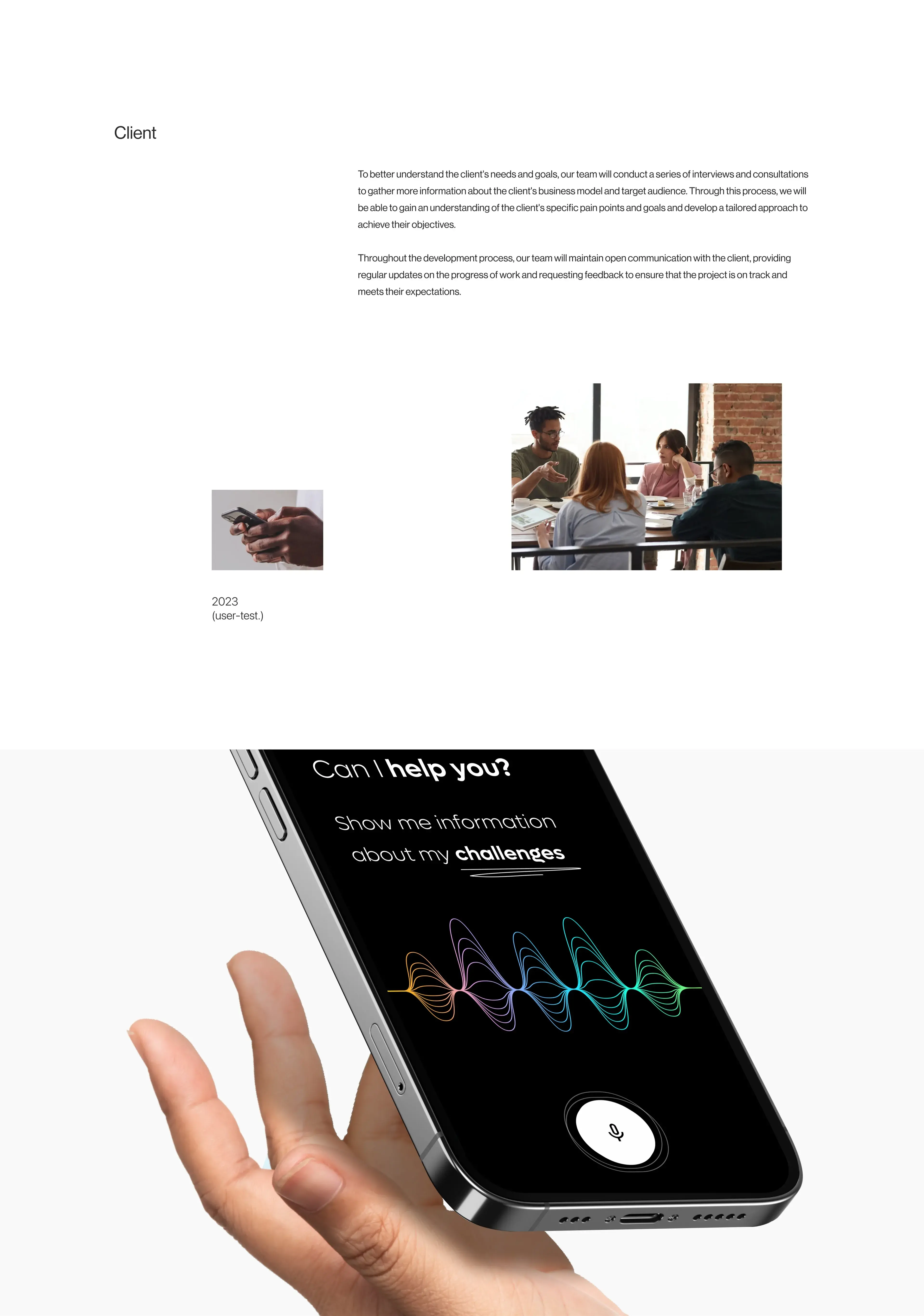 User interacting with a personal finance app on a smartphone.