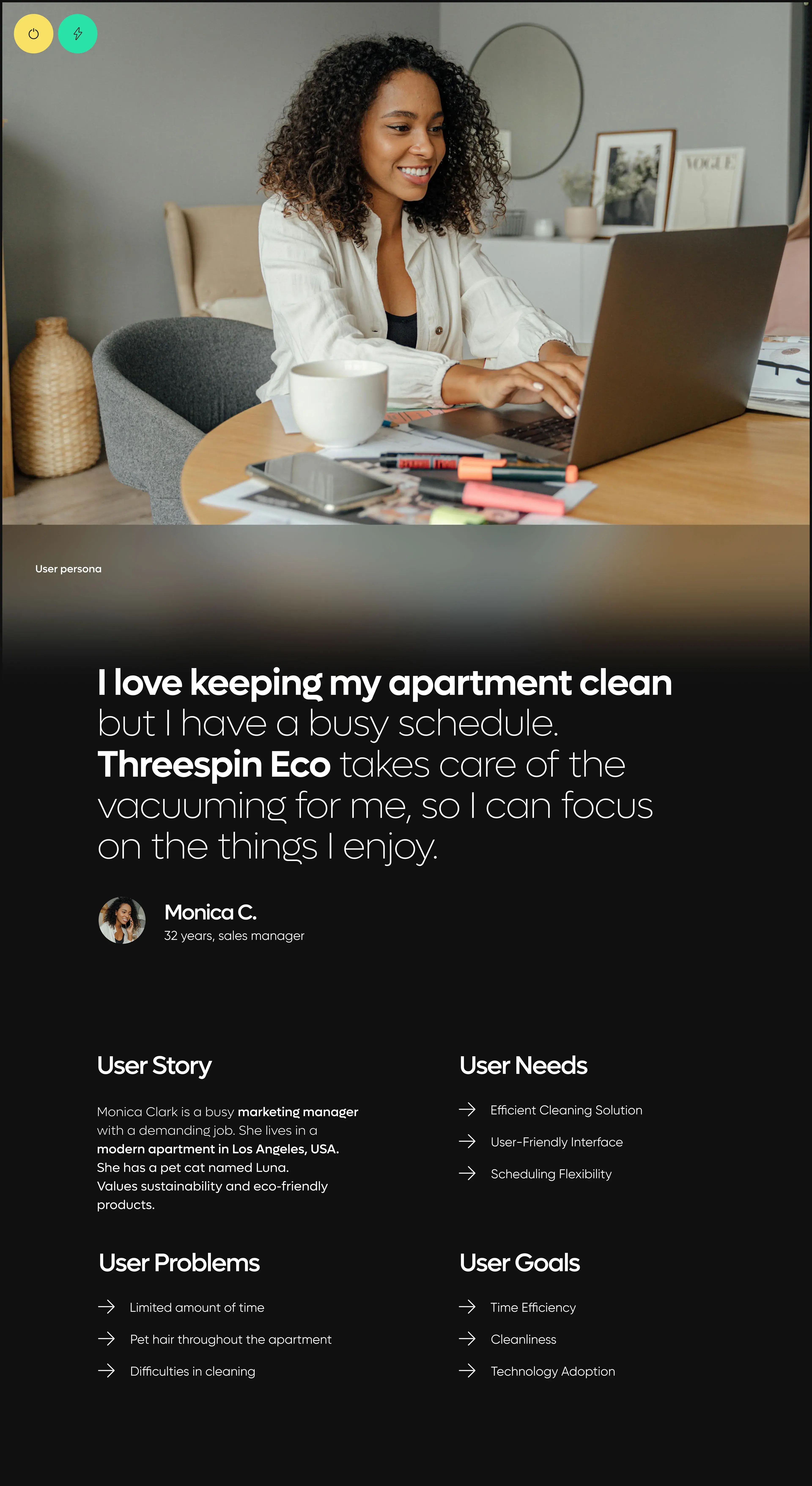 A person uses a laptop, reflecting work on mobile app or startup projects.