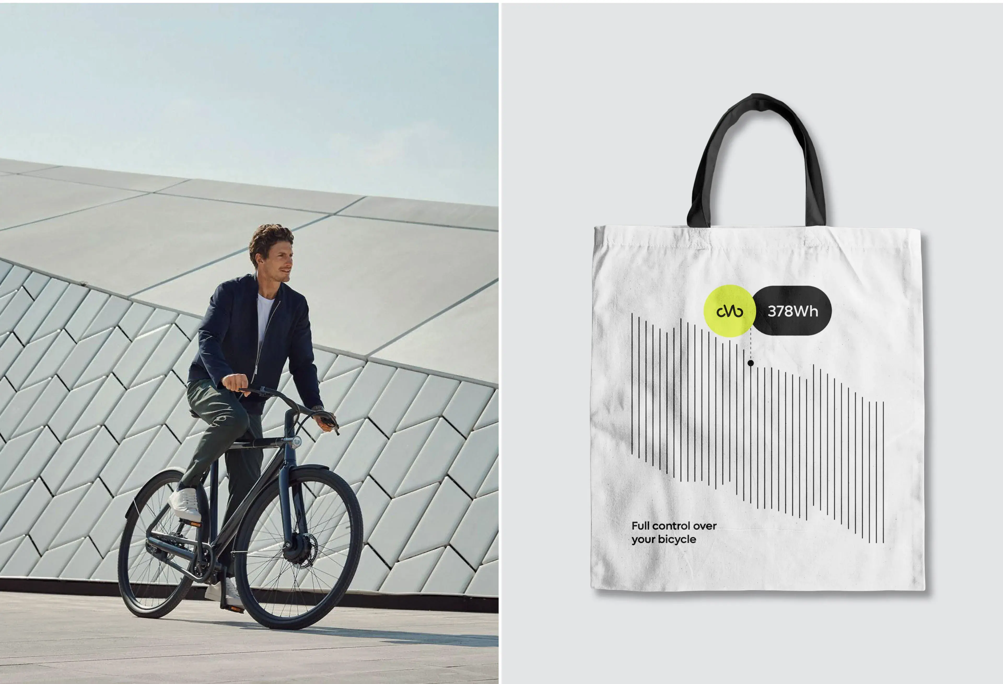 VanMoof bike showcasing integration with the mobile app for full control.