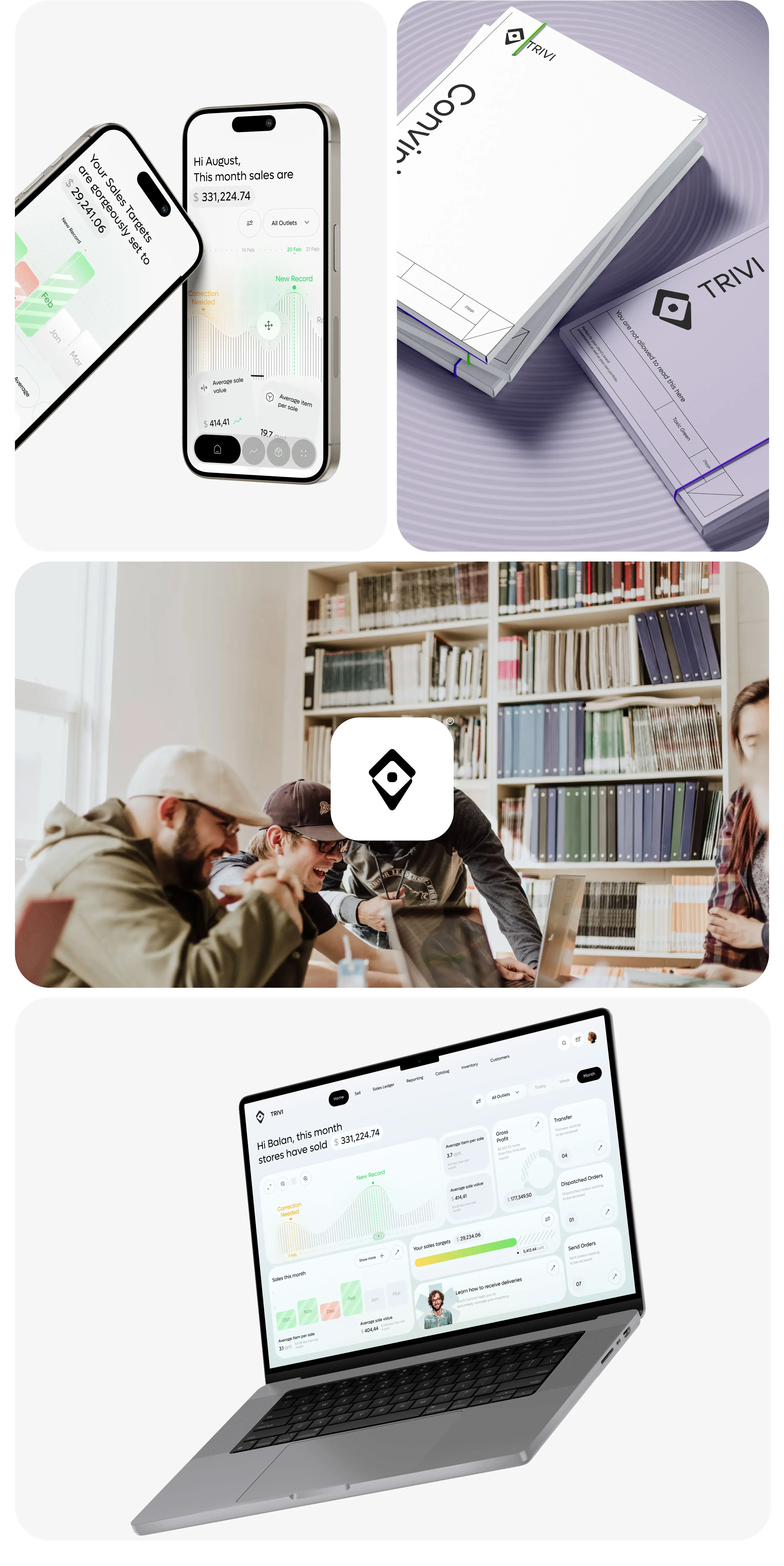 Professionals working on laptops, focused on web application UX/UI design.