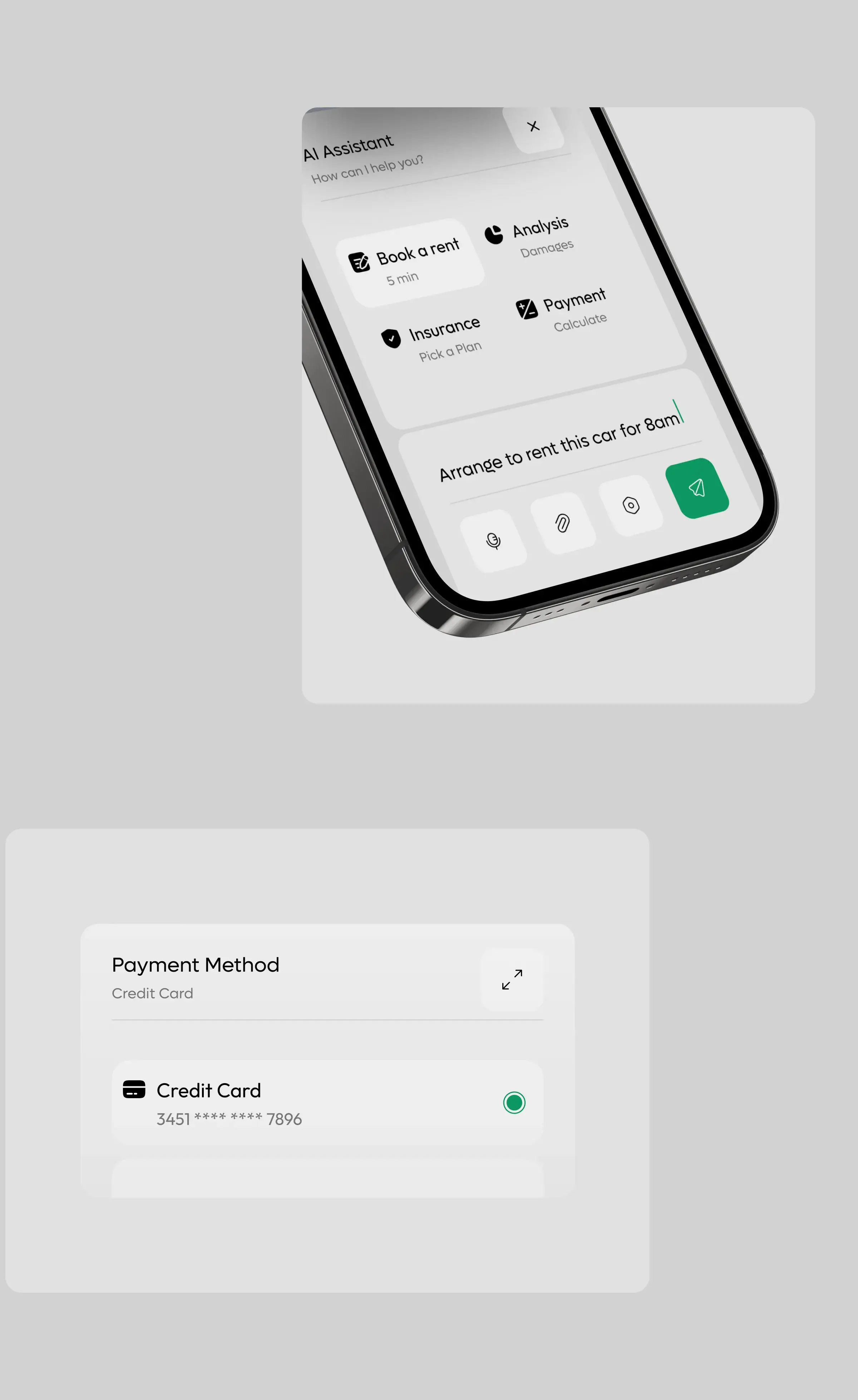 Car Rent Ai Assistant - SaaS UI UX Design - 12