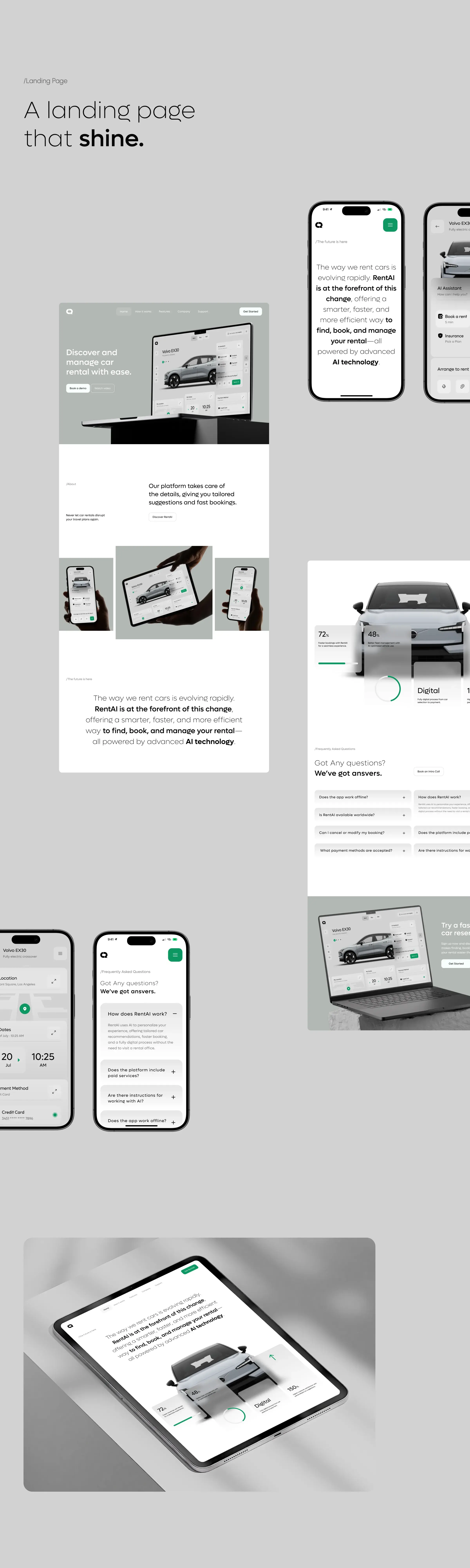 Car Rent Ai Assistant - SaaS UI UX Design - 8
