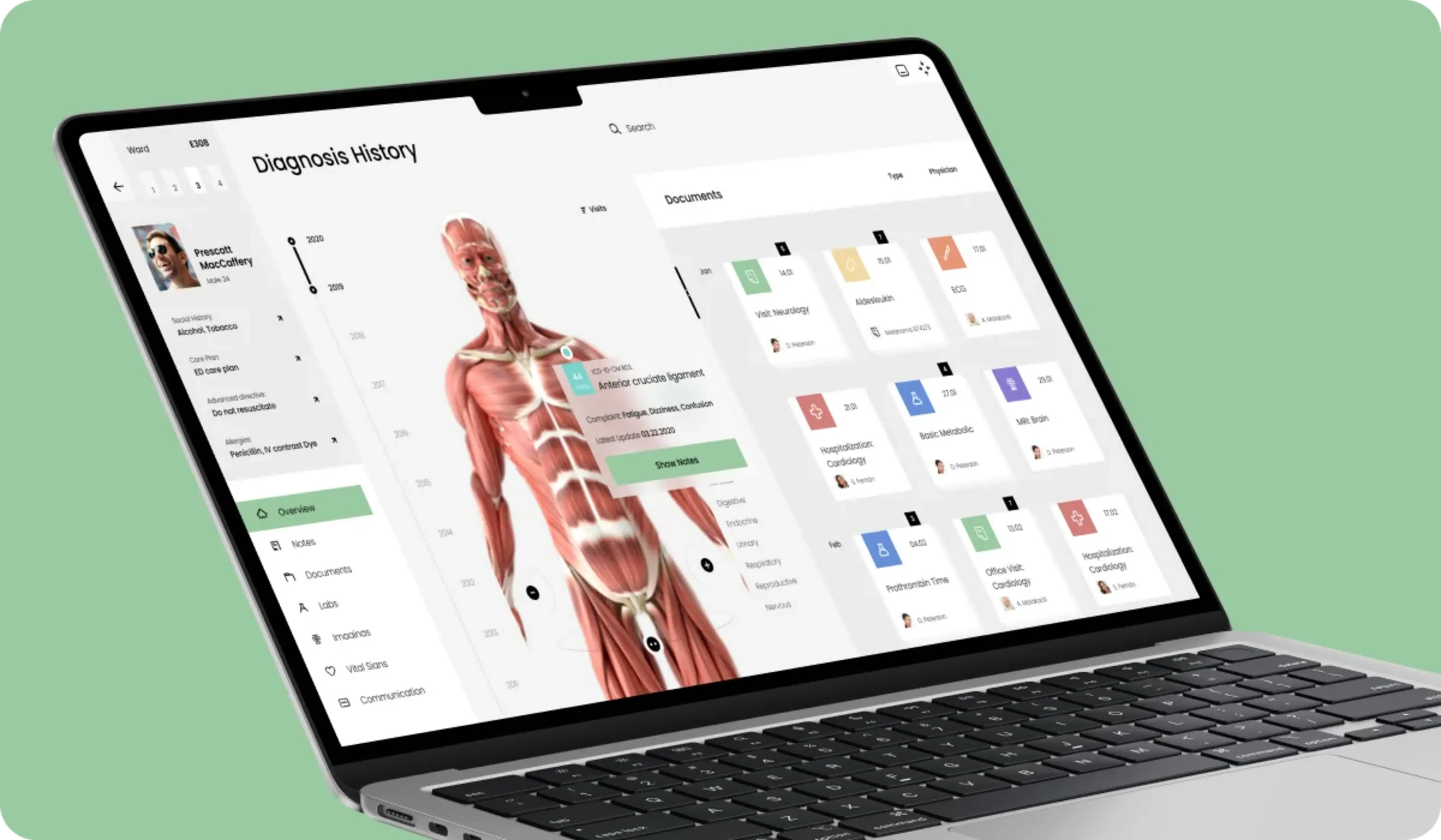 Electronic Health Records (EHR) - UX UI Design