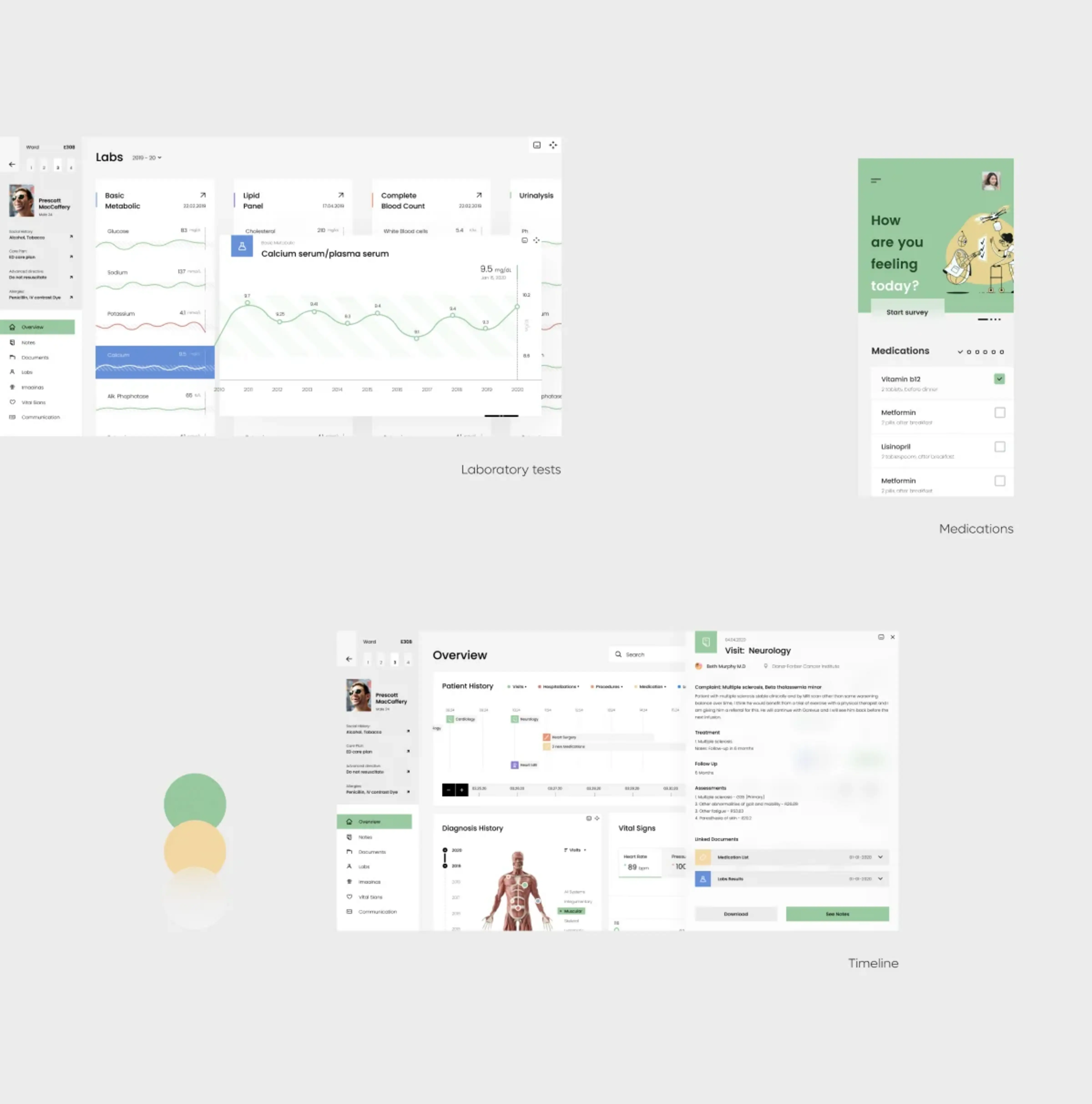 Electronic Health Records (EHR) - UX UI Design - 9