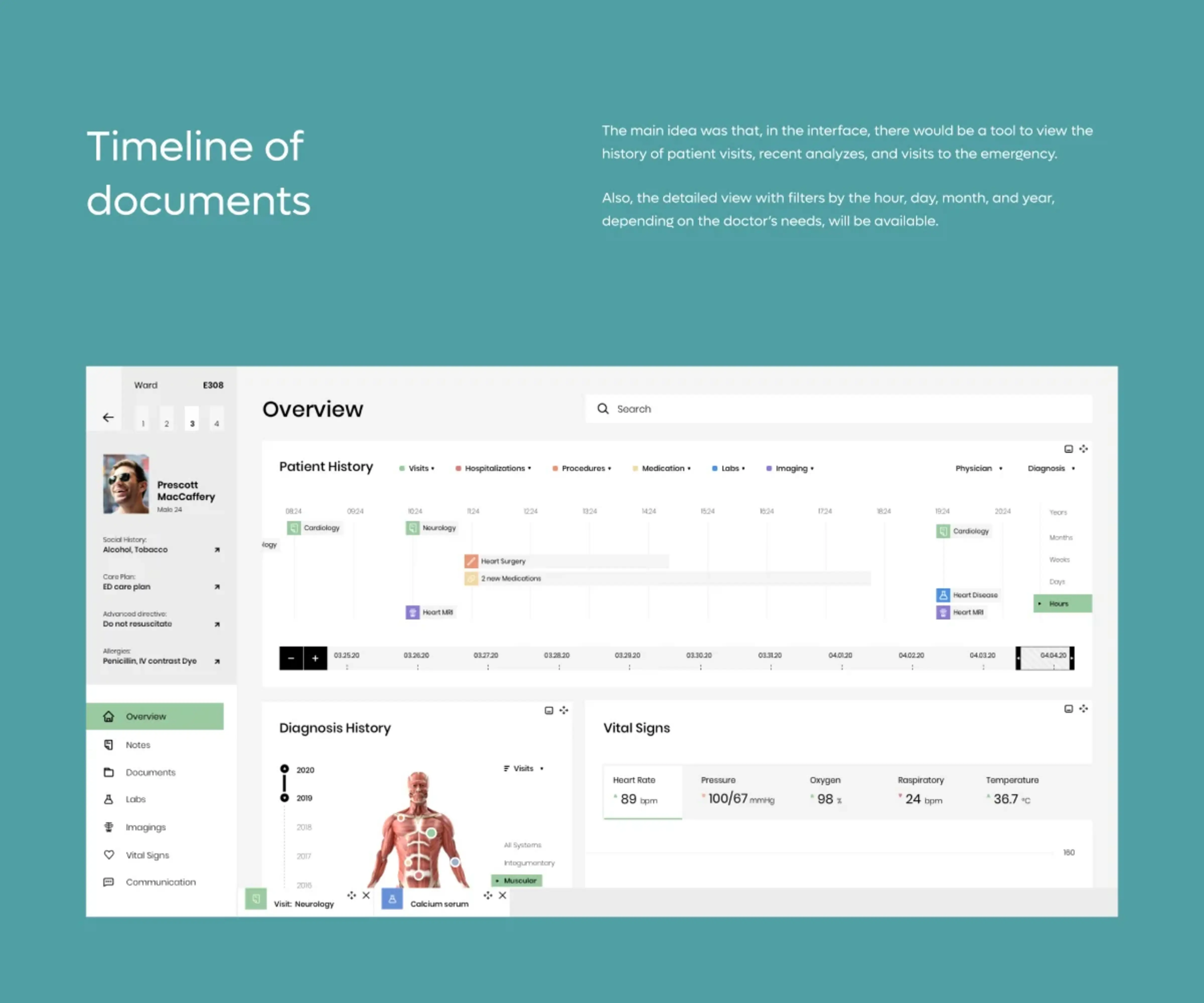 Electronic Health Records (EHR) - UX UI Design - 10