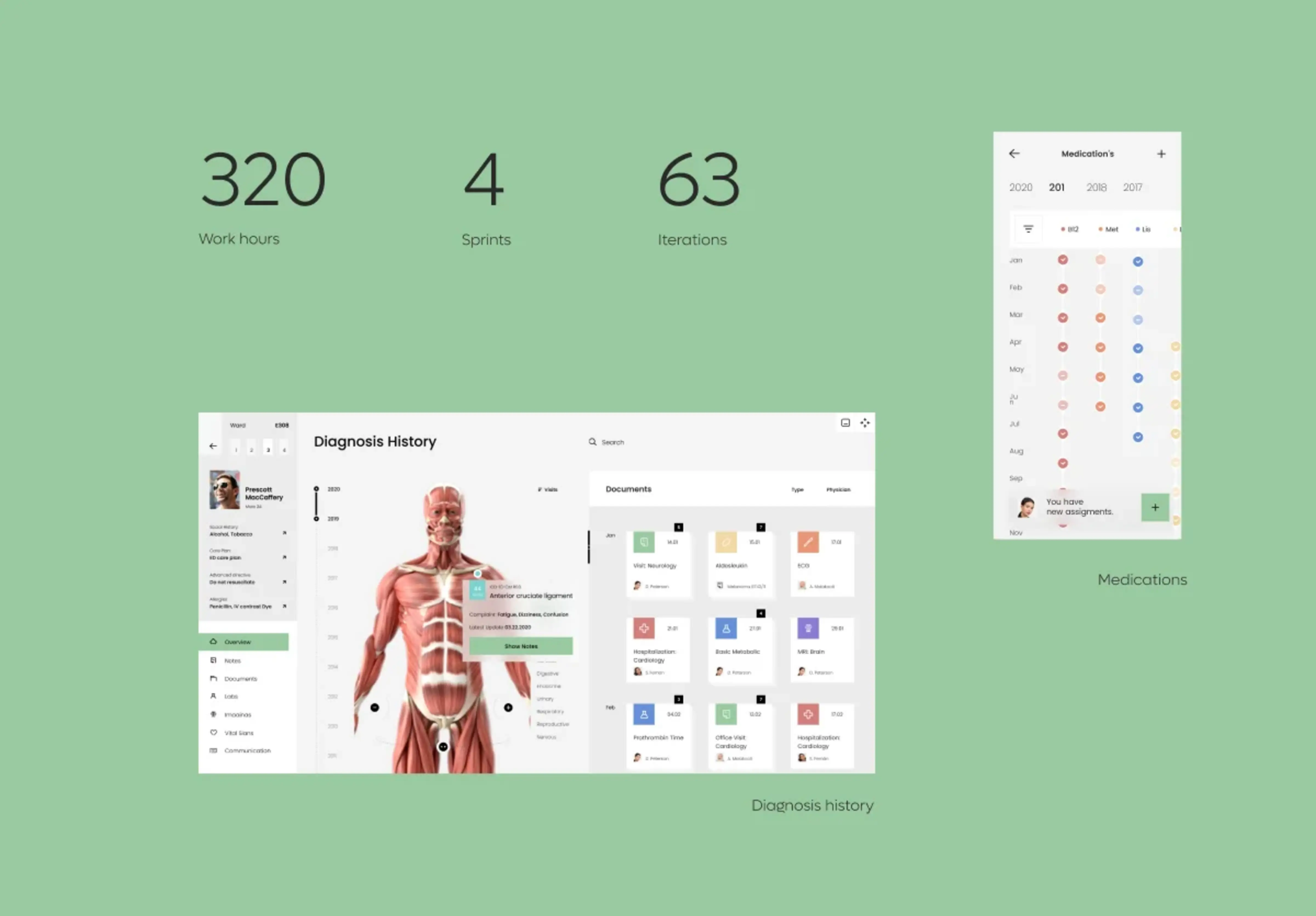 Electronic Health Records (EHR) - UX UI Design - 8