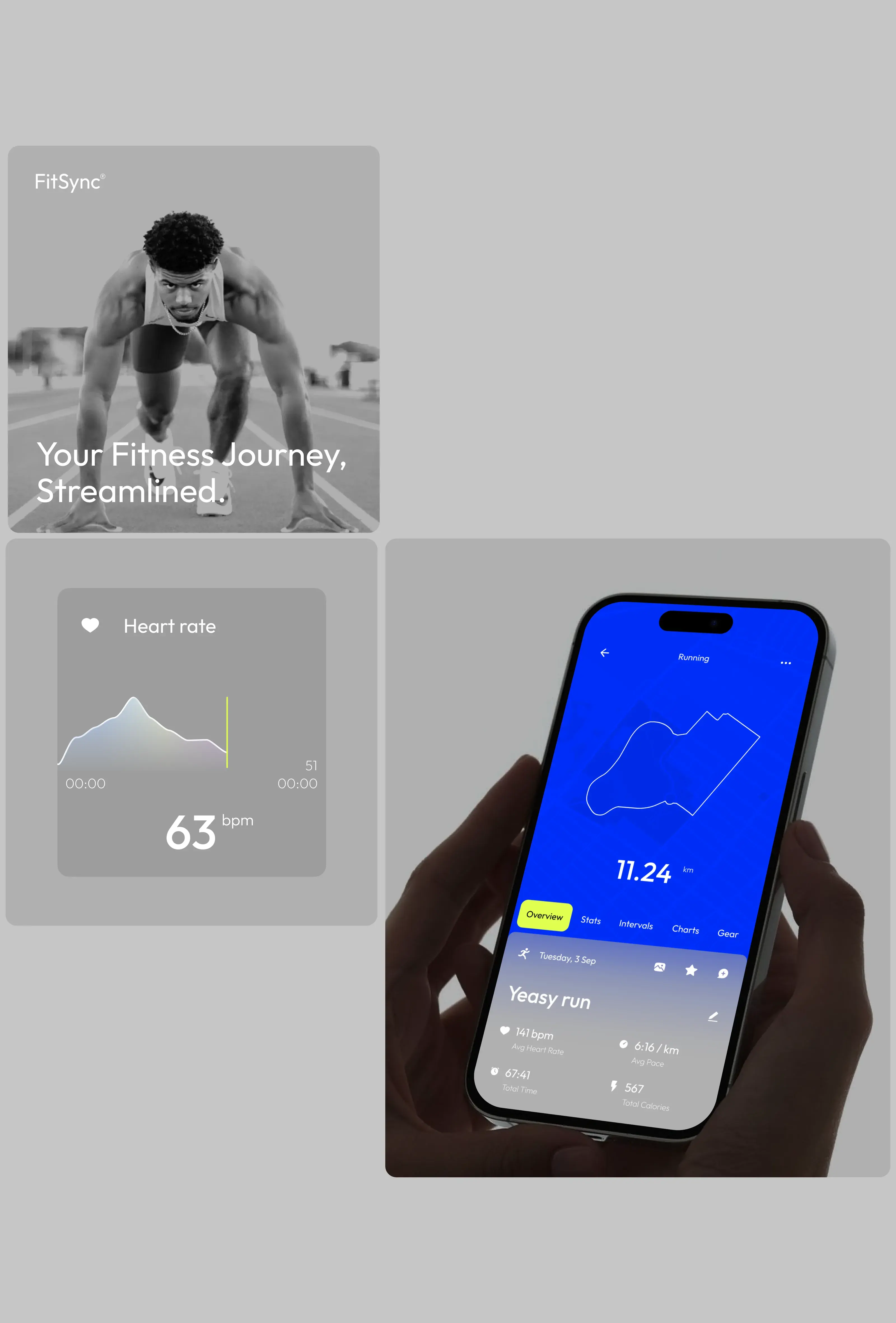 User interacting with a mobile health or wellness app on a smartphone.