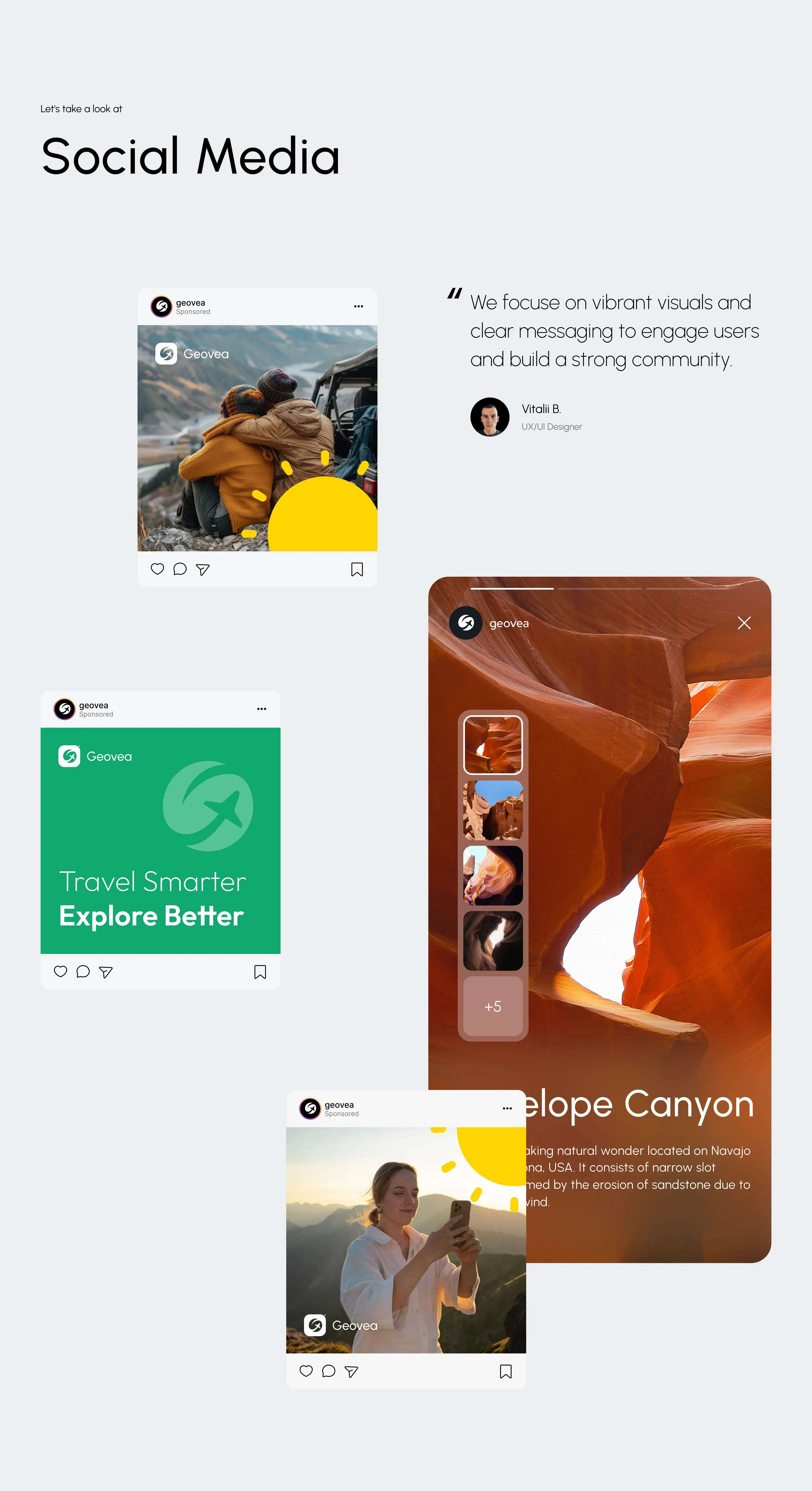 Screenshot of the Geovea AI assistant desktop UI/UX for wellness and sport.