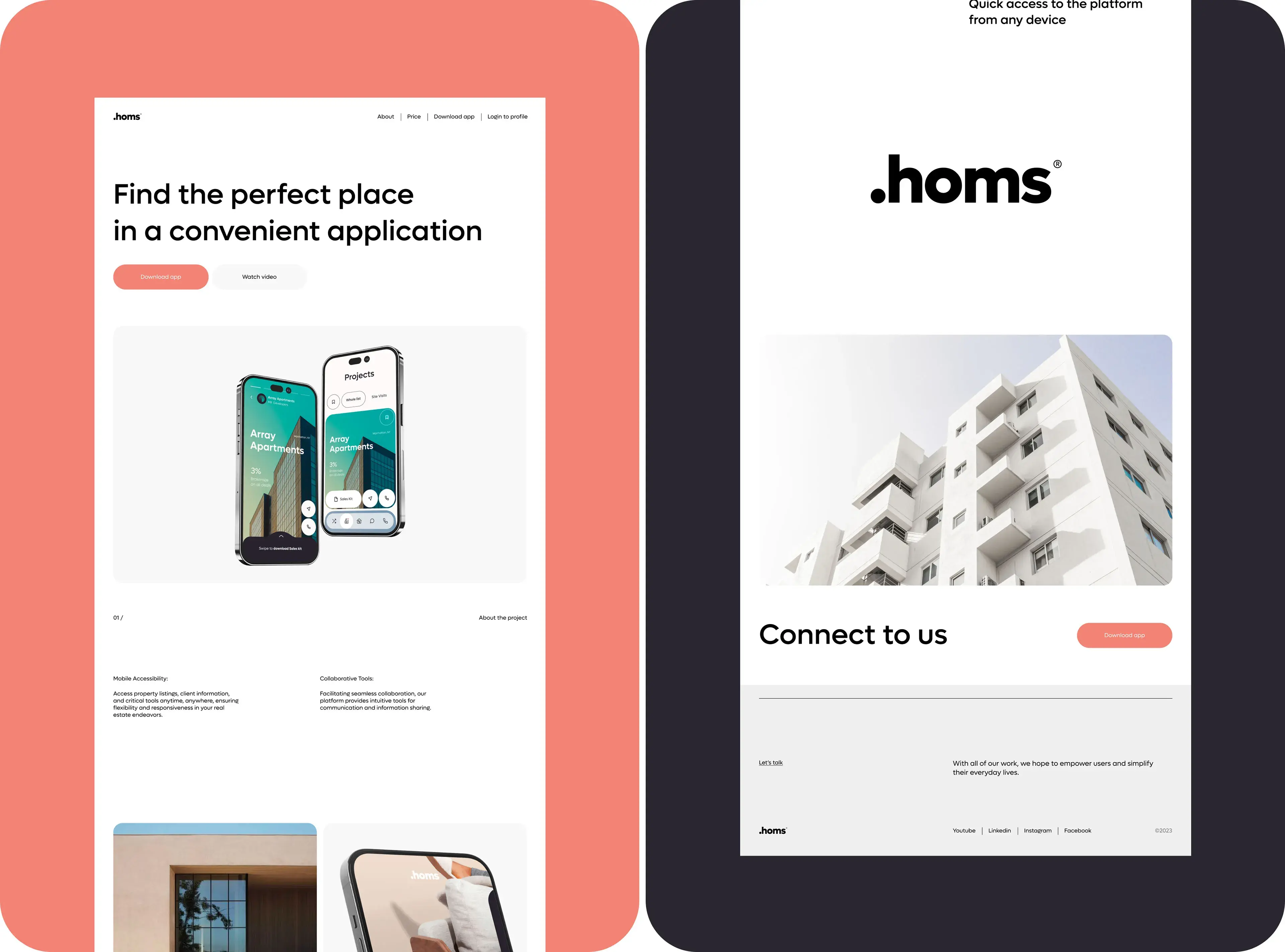 Homs Real Estate Property App - UX UI Design - 4