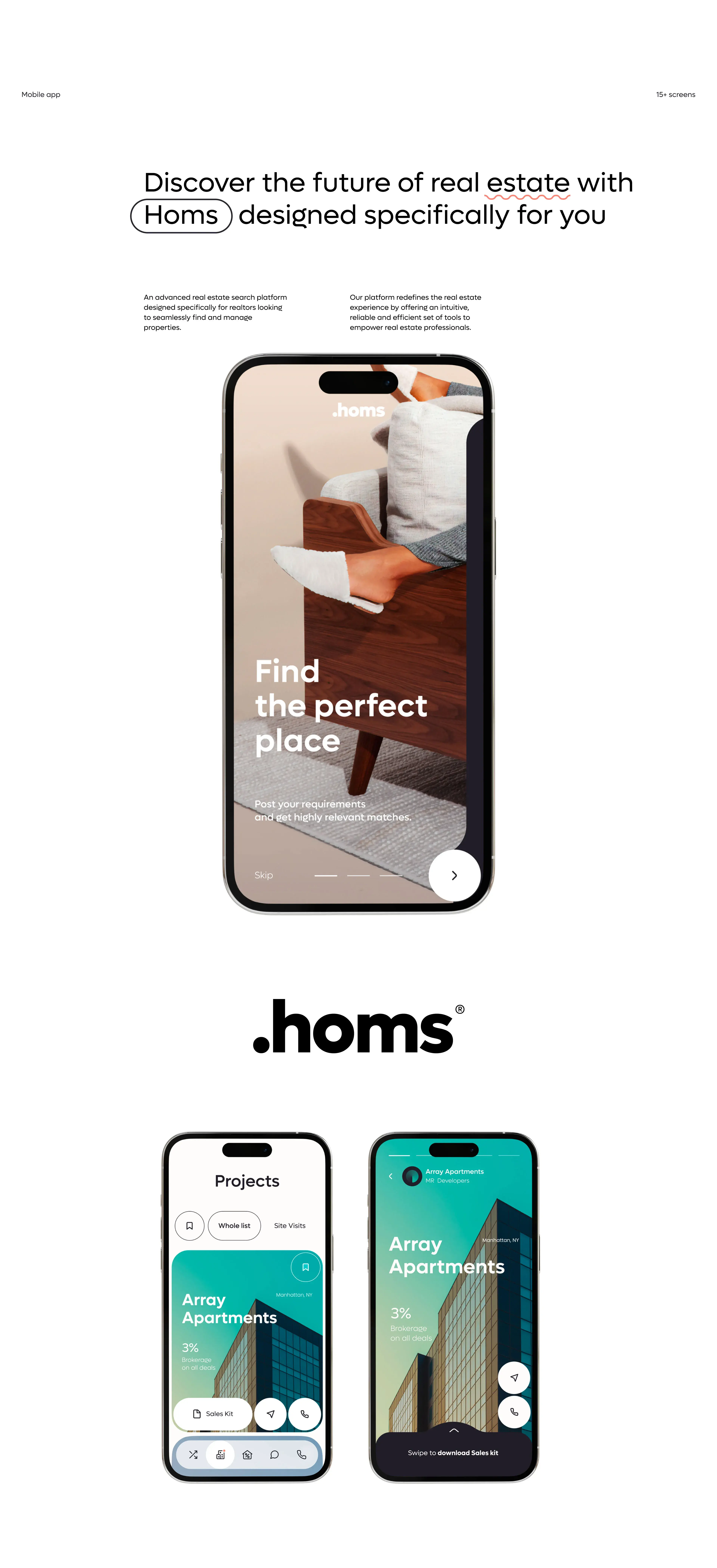 Homs Real Estate Property App - UX UI Design - 7