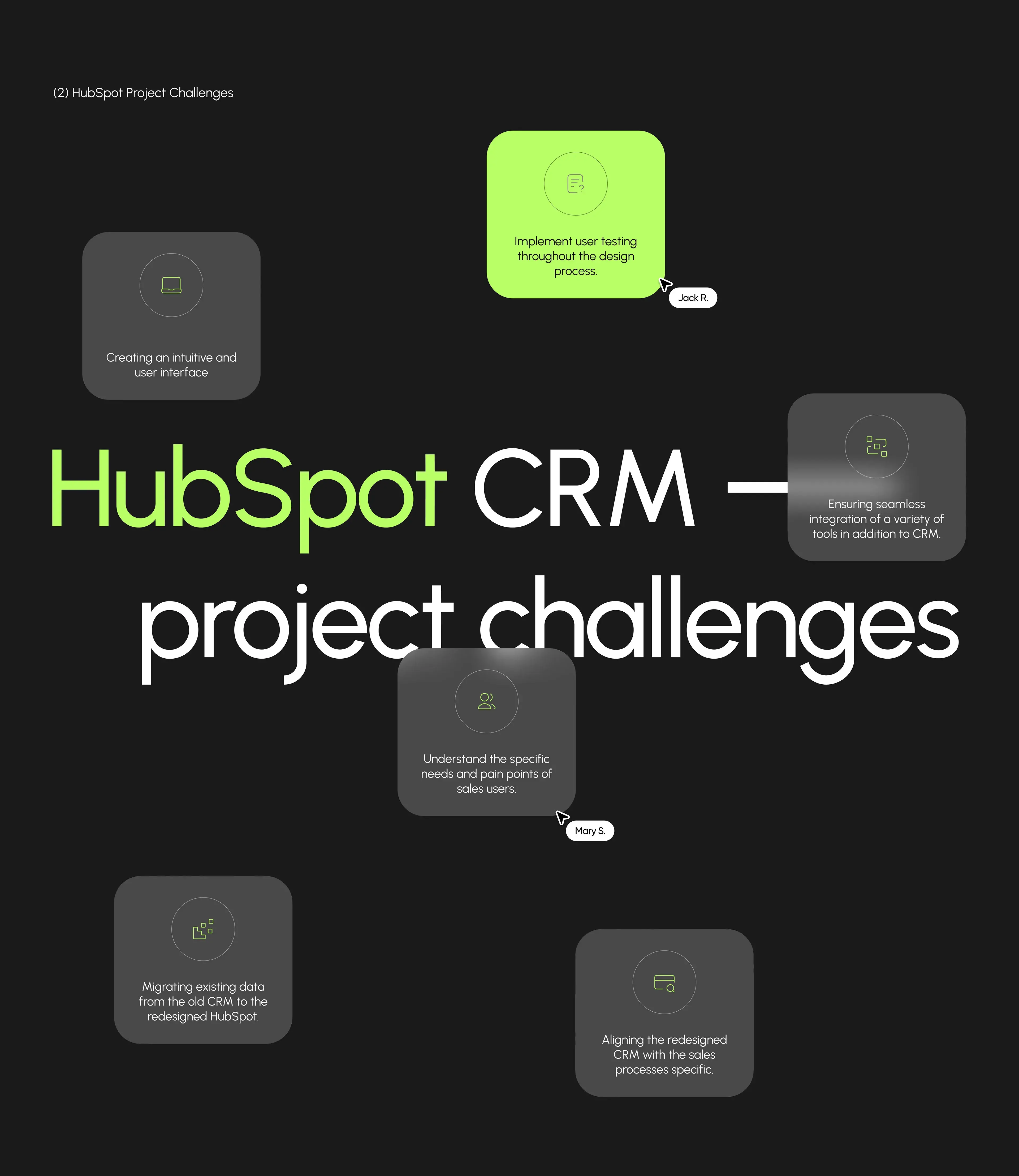 Screenshot illustrating the user interface design of an enterprise SaaS CRM application.