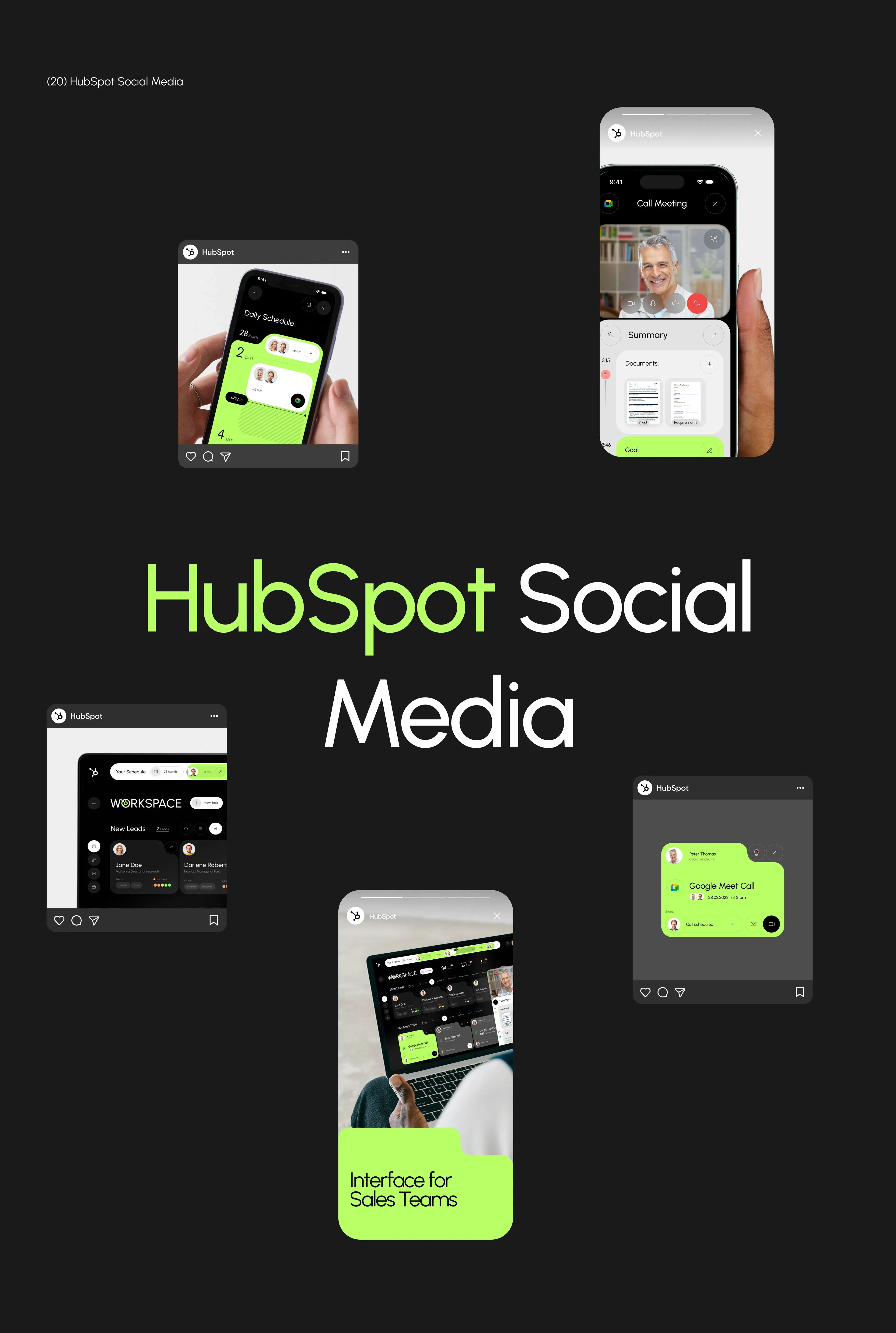 Screenshot of a HubSpot CRM interface on a mobile device.