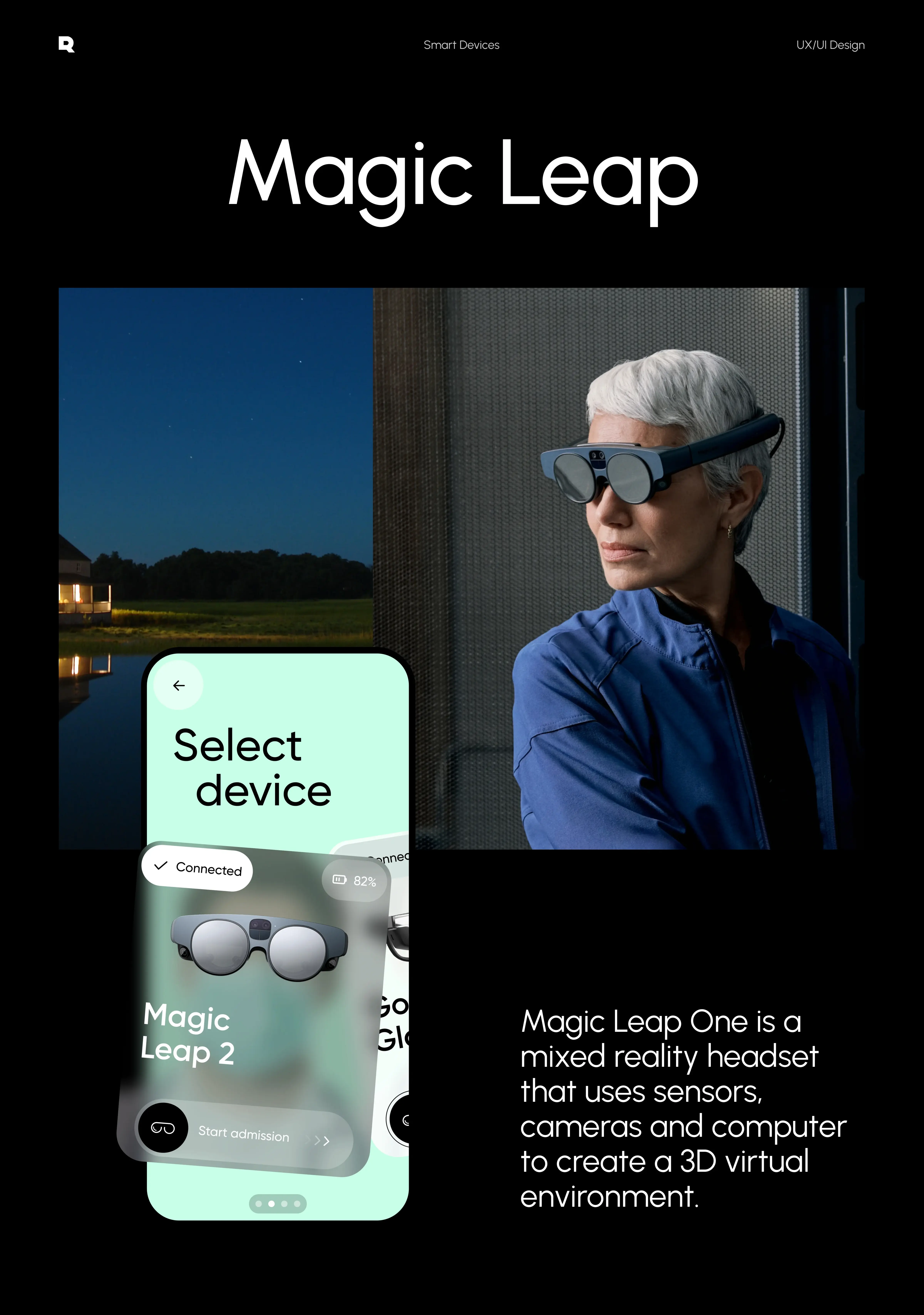 Magic Leap - Enterprise AR device & UX UI Design