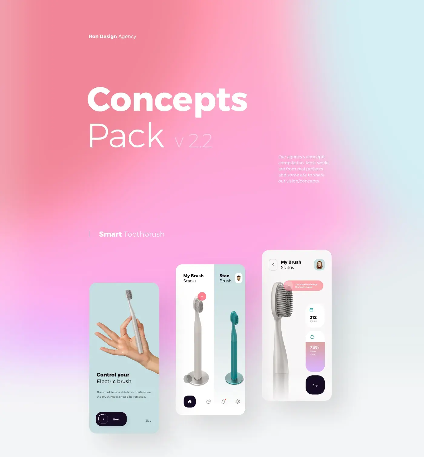 Concepts Pack Project - Branding & UX UI Design - 1