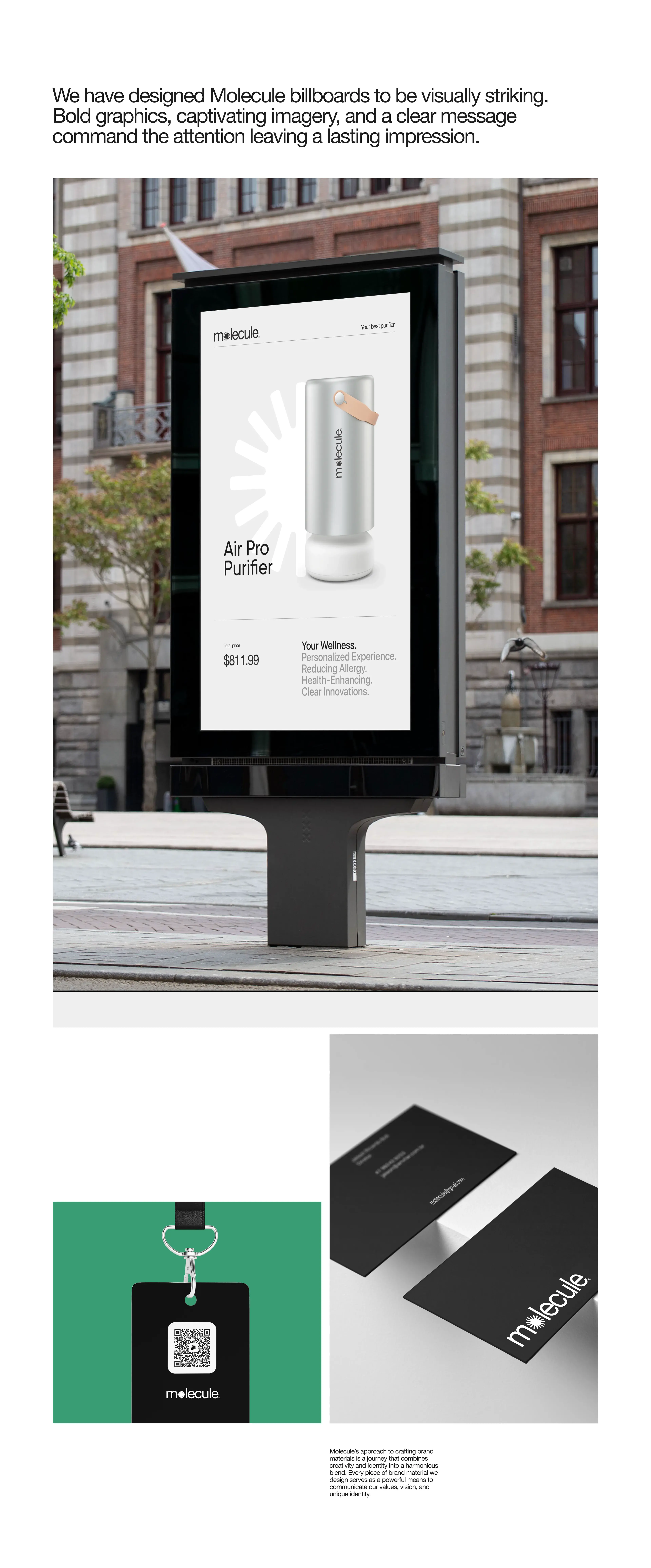 Billboard displaying advertising graphics for a smart home IoT mobile app on an electronic device.