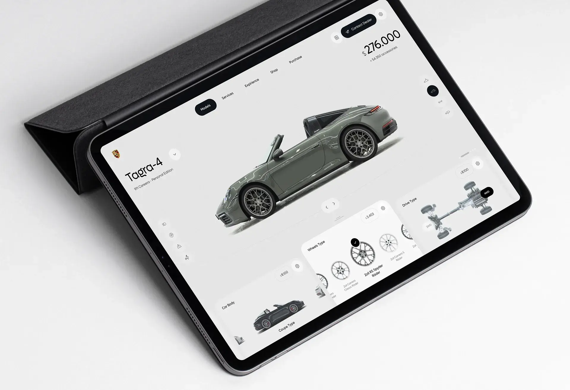 Porsche Configurator - UX UI Design - 3