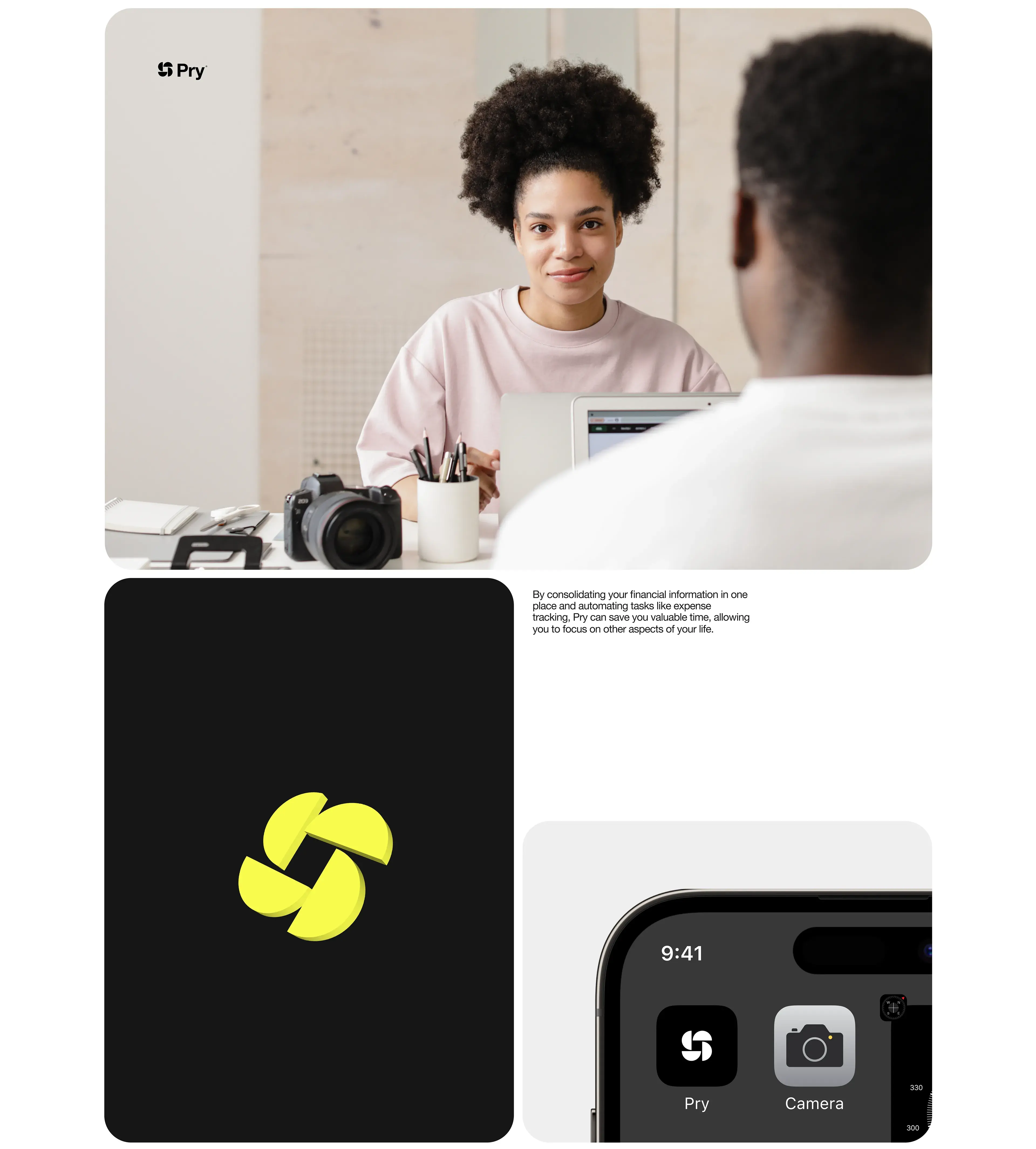 Person working on or using a mobile device for finance CRM UX/UI design.