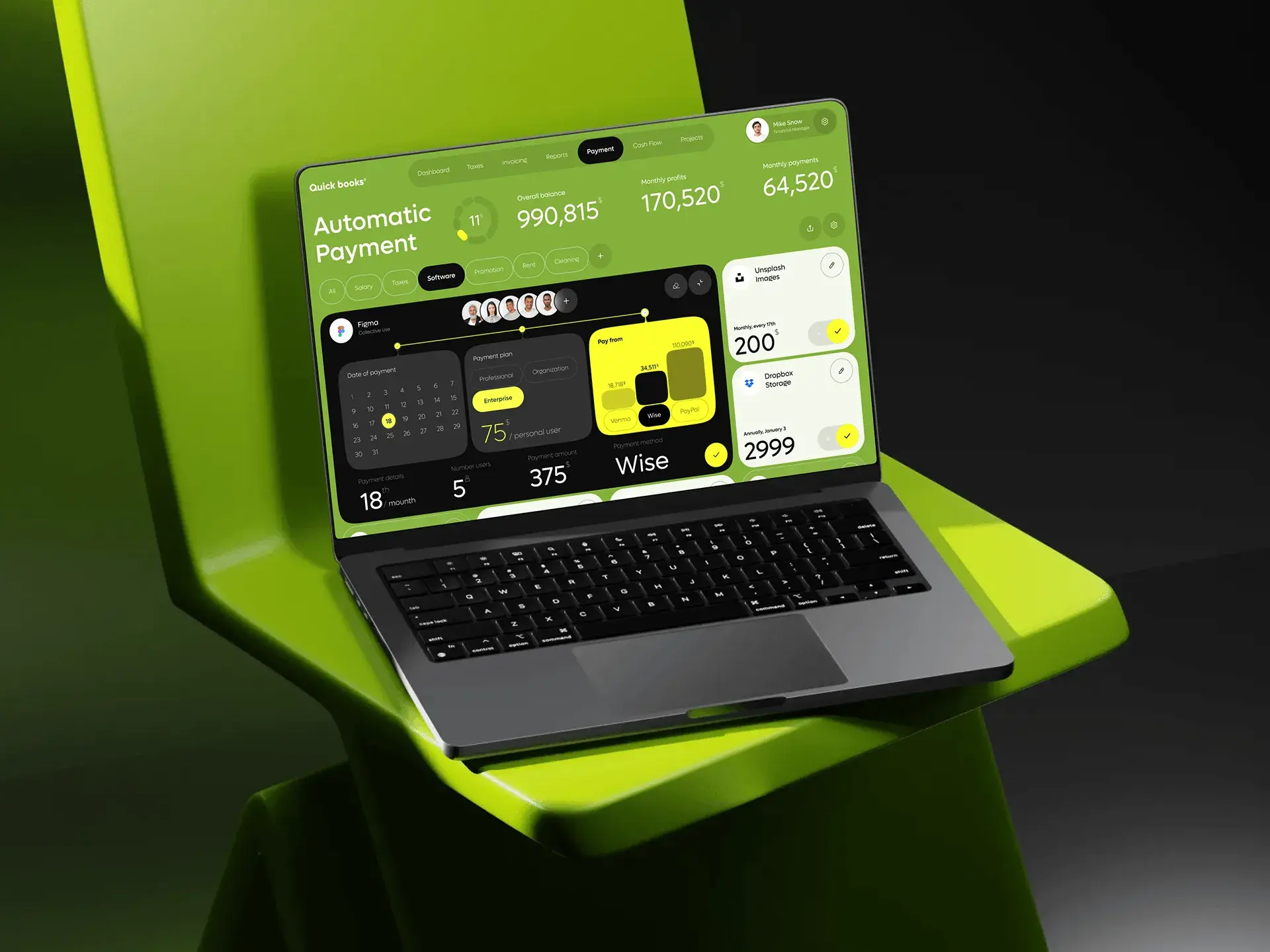 QuickBooks – CRM Management & UX UI Design - 6