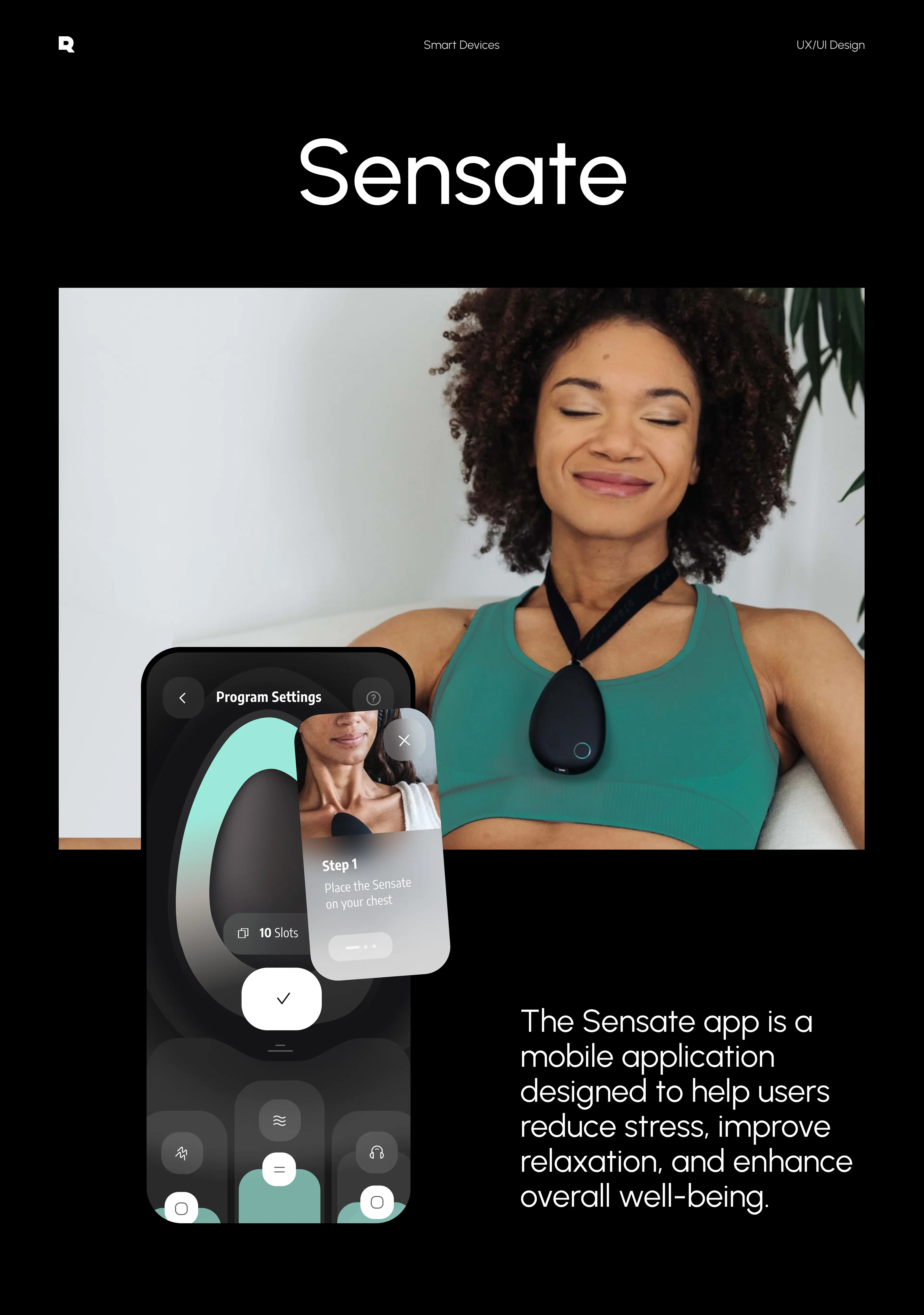 Sensate - Wearable Stress Relief Device