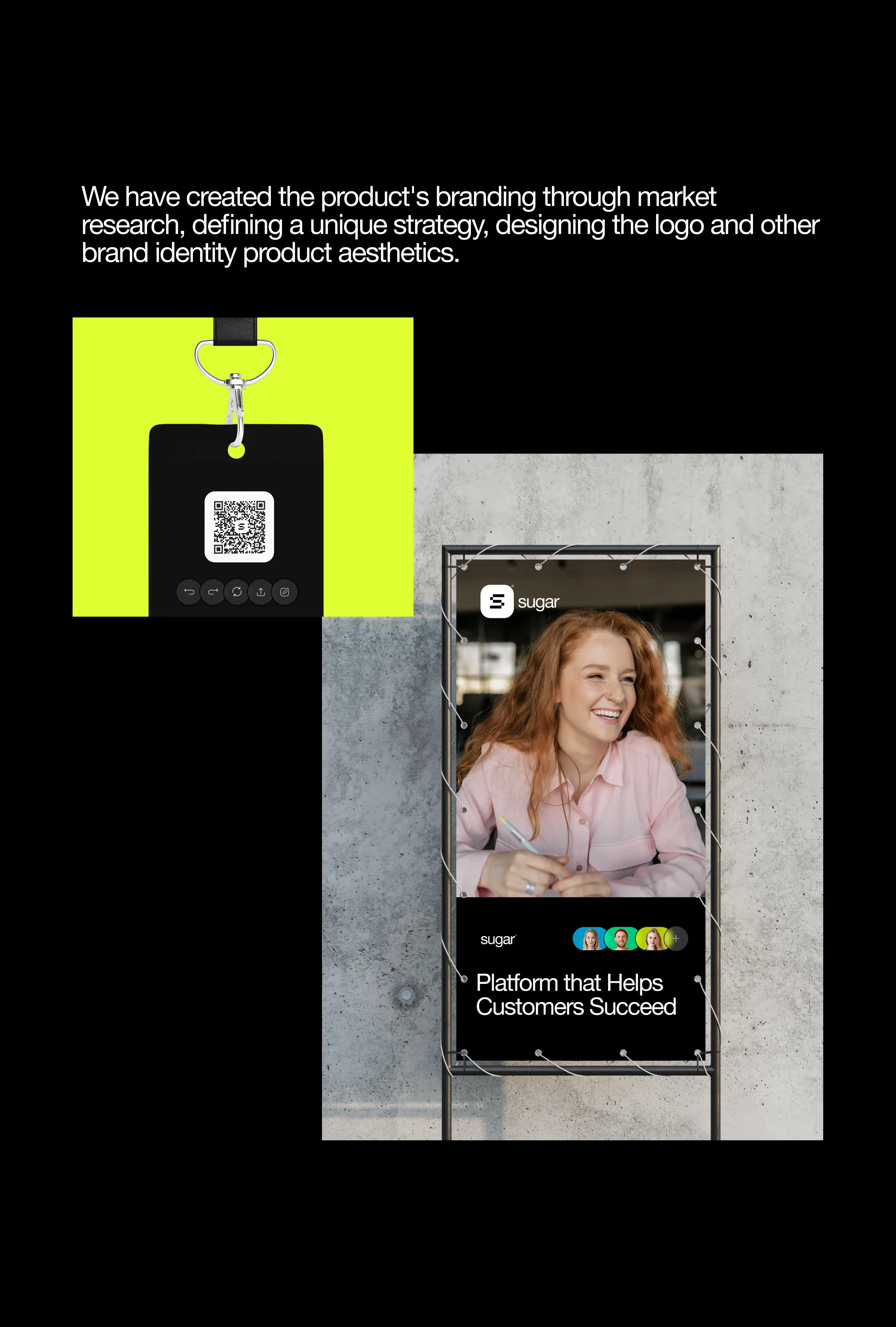 User on mobile device, demonstrating interaction with enterprise software or CRM.