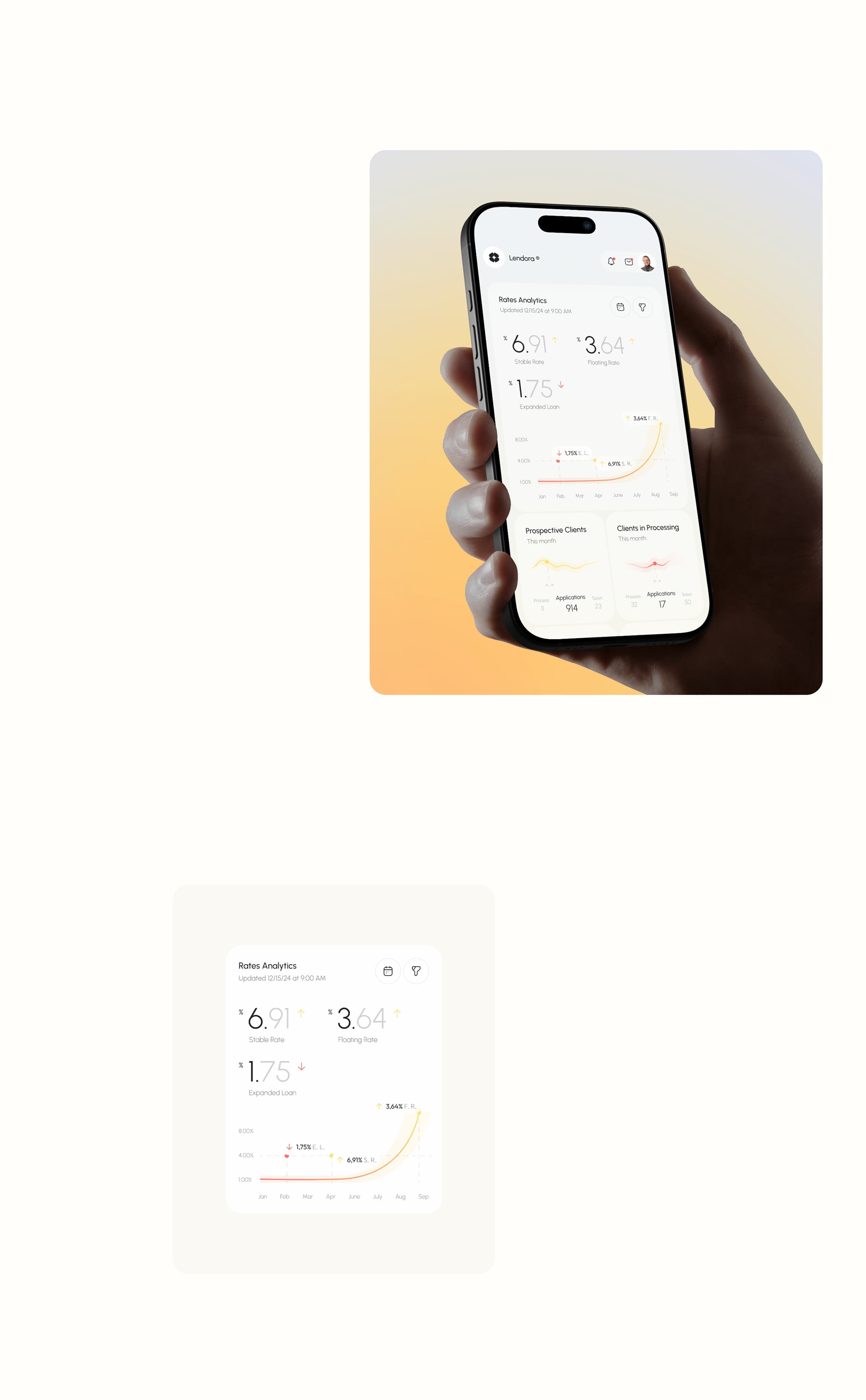 Lendora CRM - SaaS & UX UI Design - 5