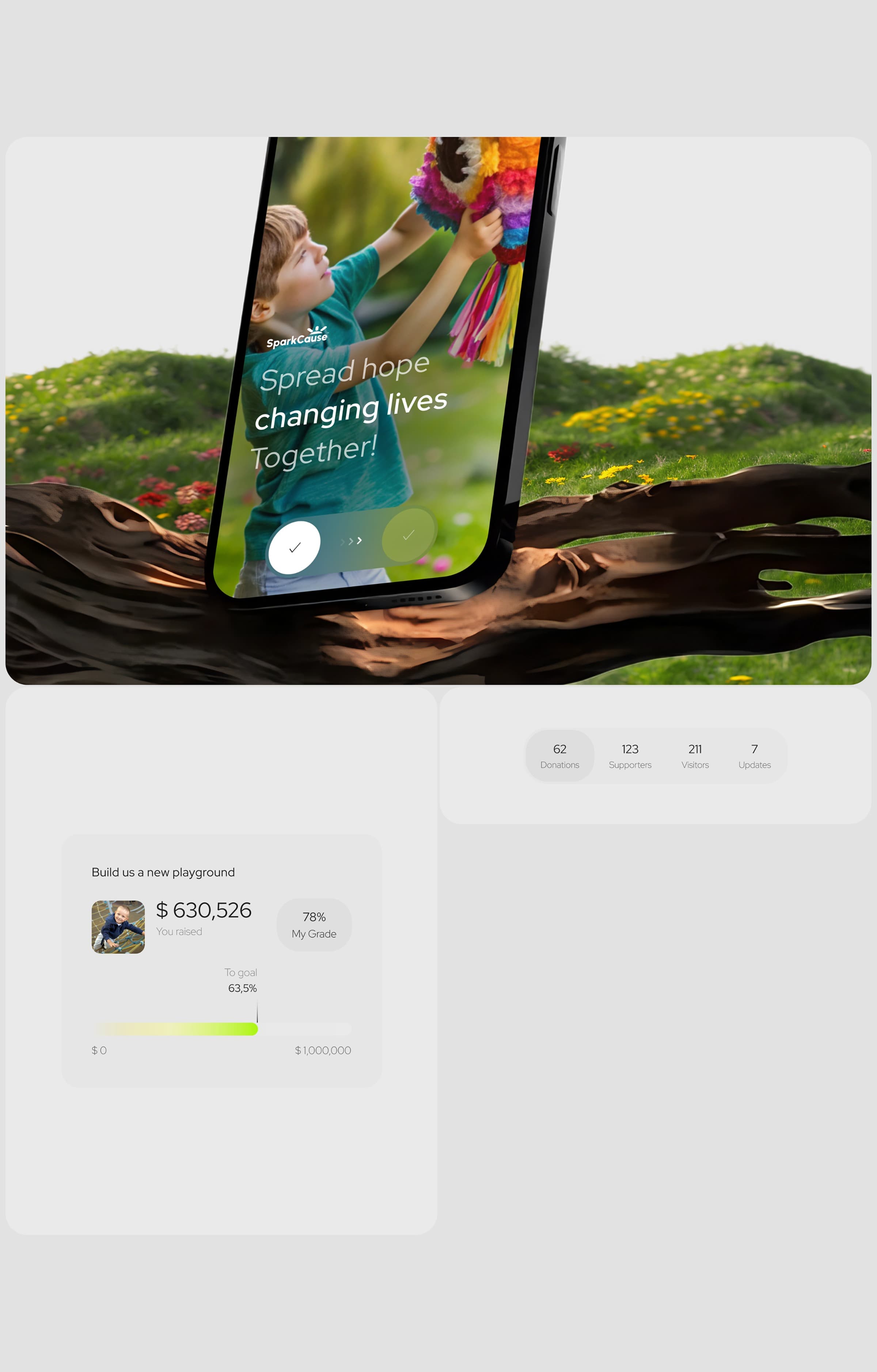 SparkCause - Fundraising SaaS & UX UI Design - 5