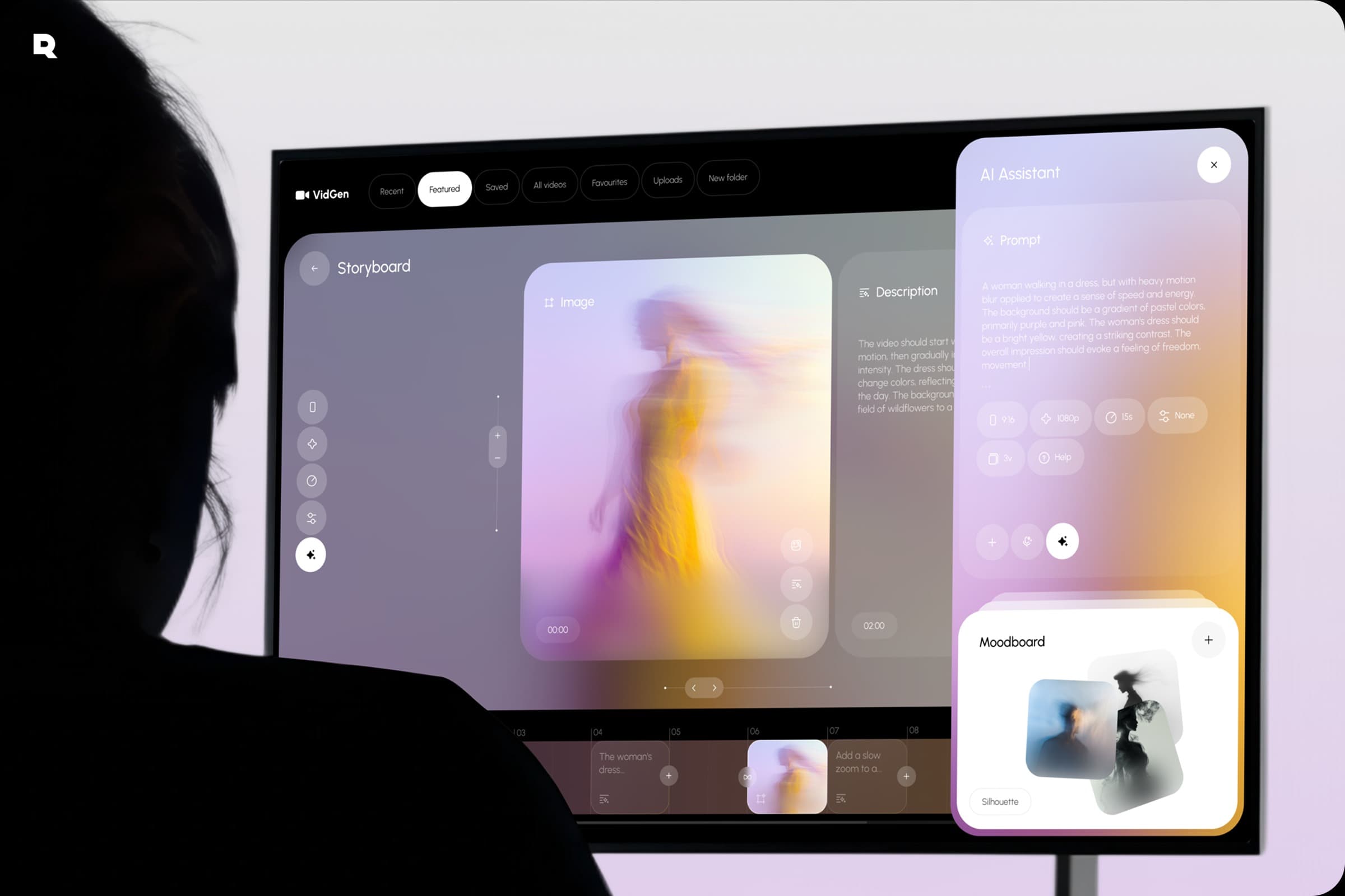 VidGen - AI Video Creation & UX UI Design
