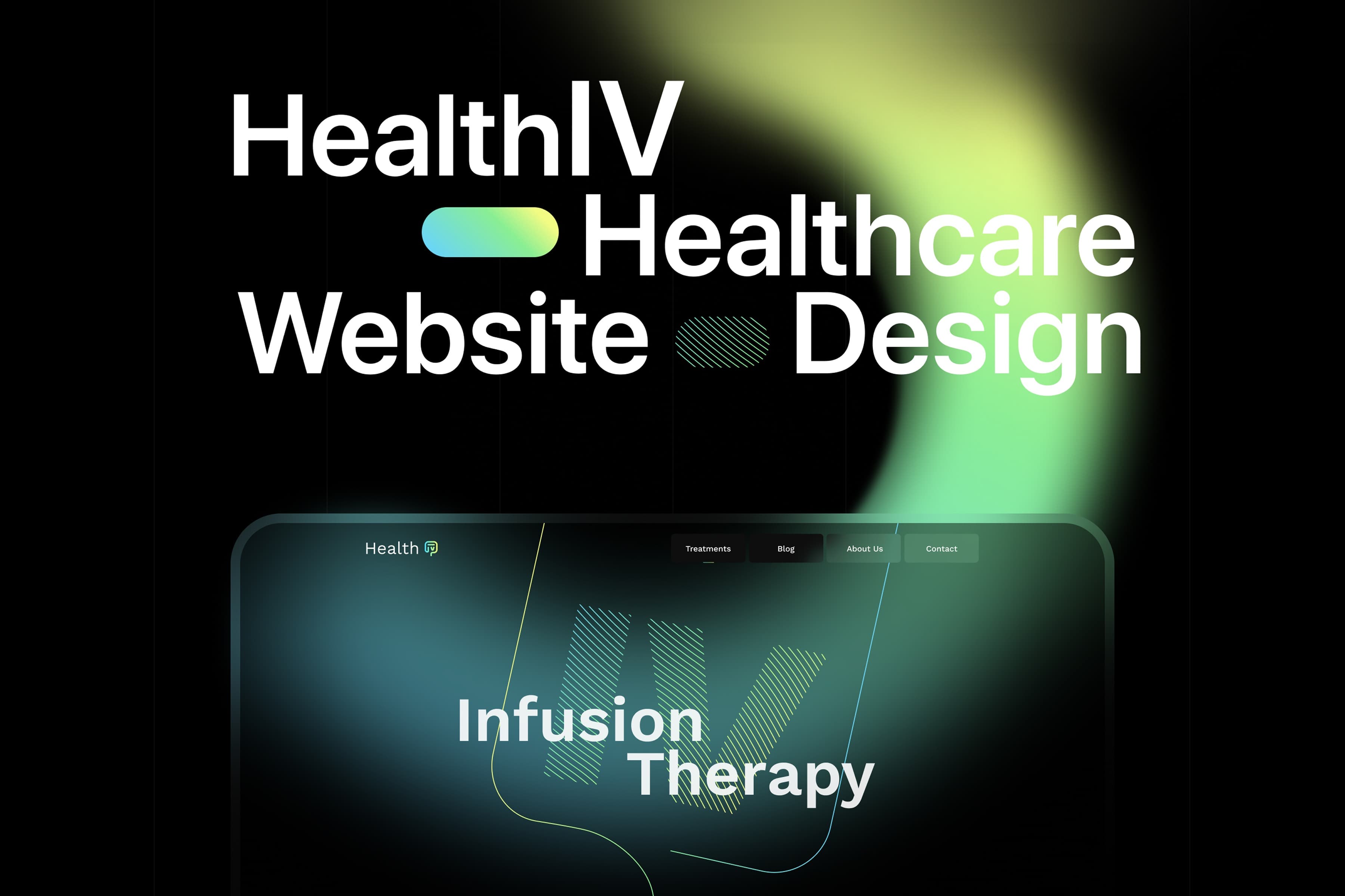 HealthIV - Healthcare Website & UX UI Design
