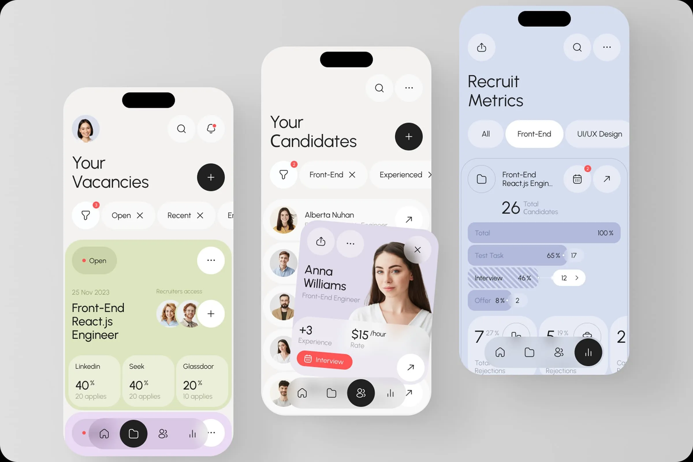 RecruitTrack AI Mobile App