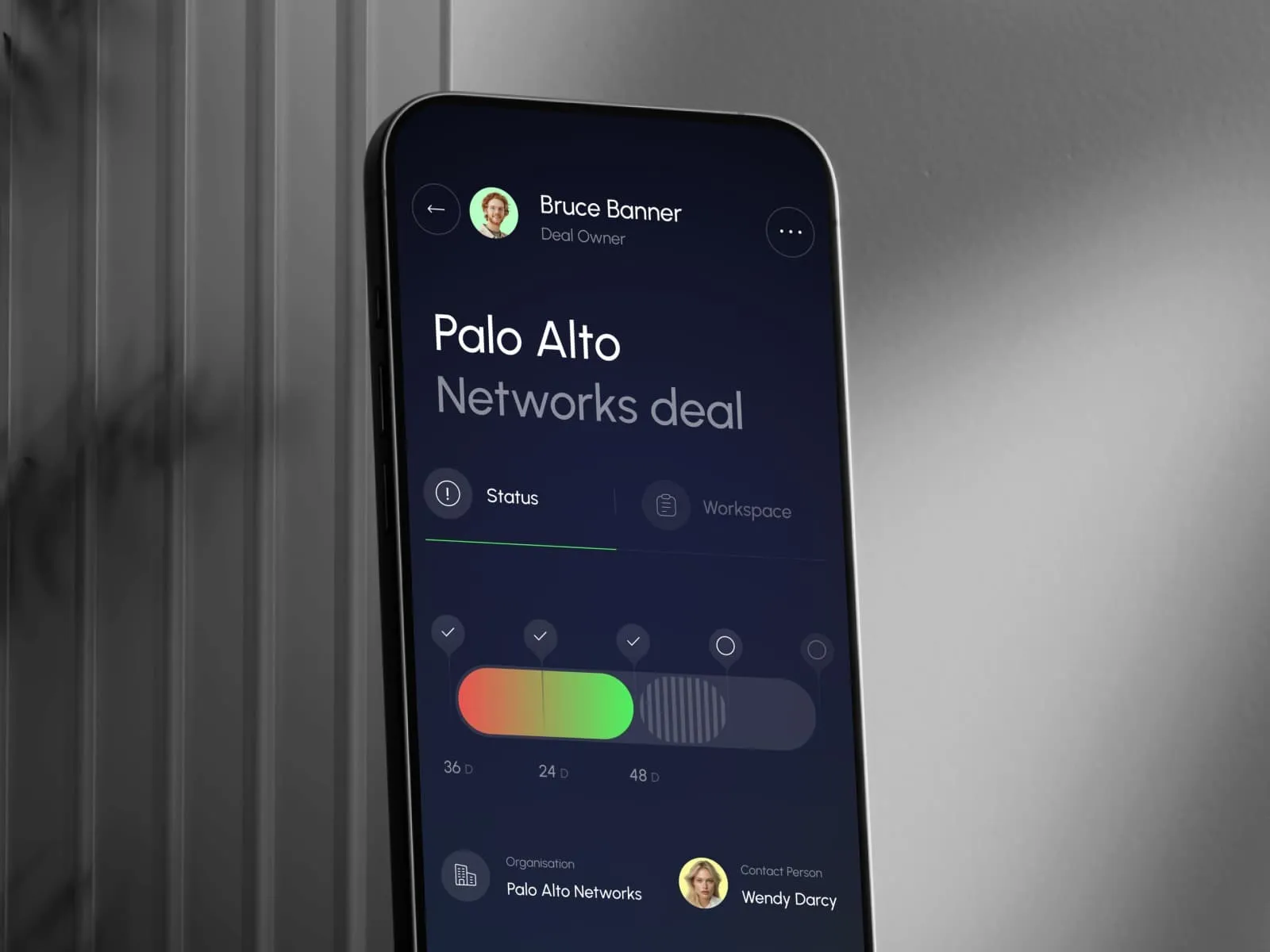 Sales Pipeline Interface Design