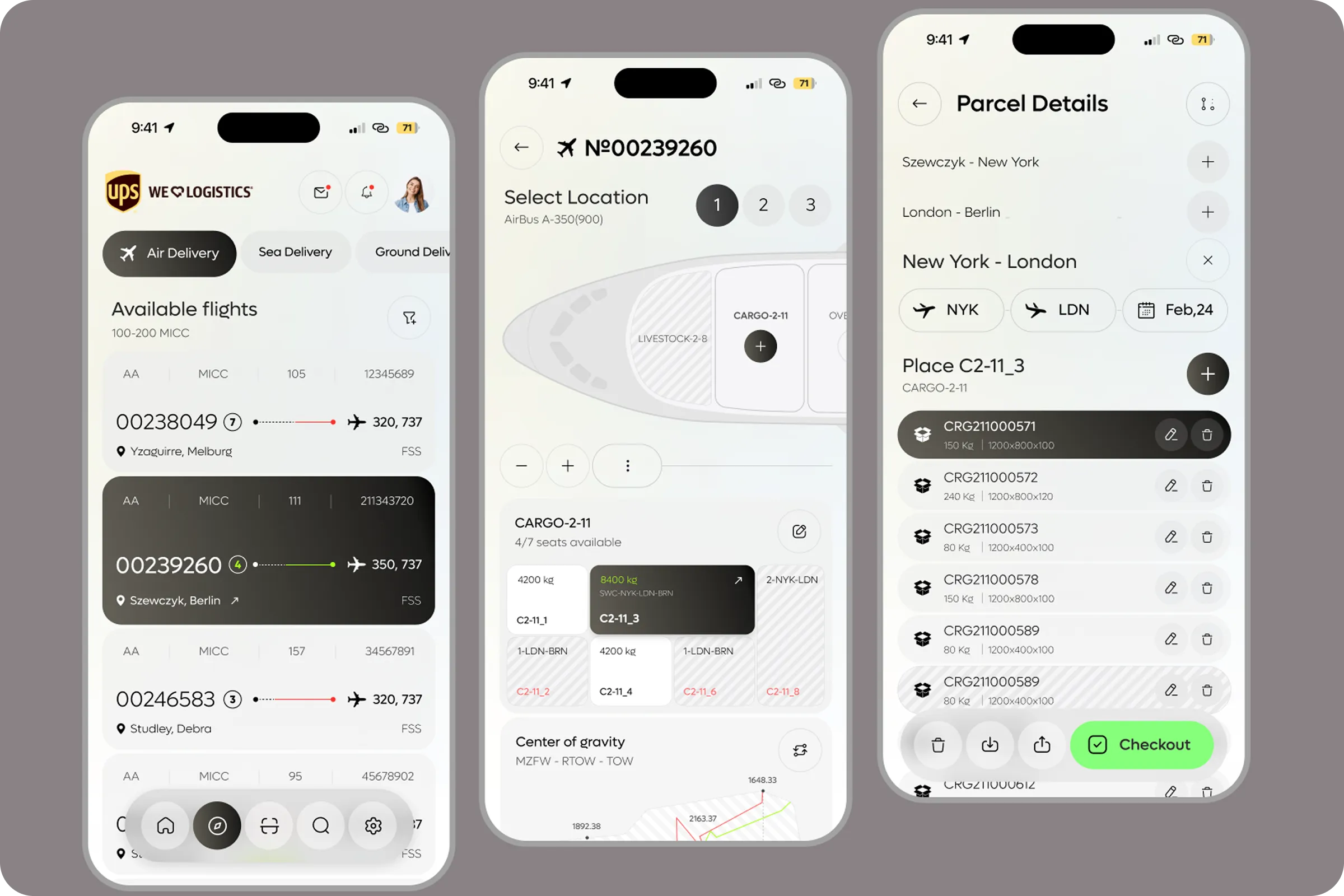 Airfreight Delivery System App