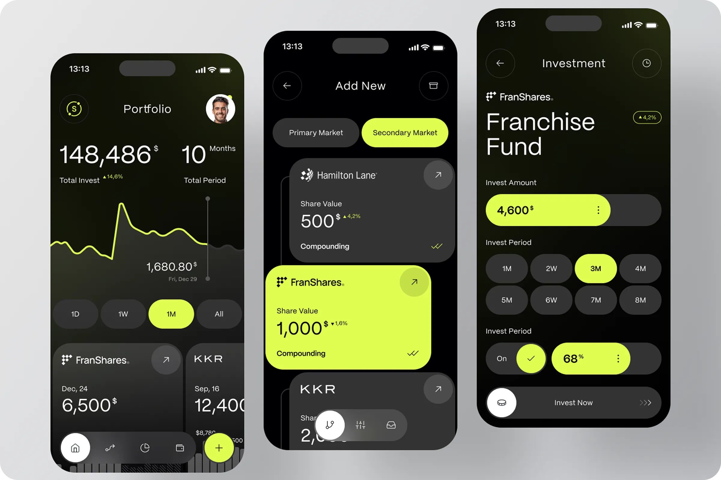 Fintech Mobile App UI Design