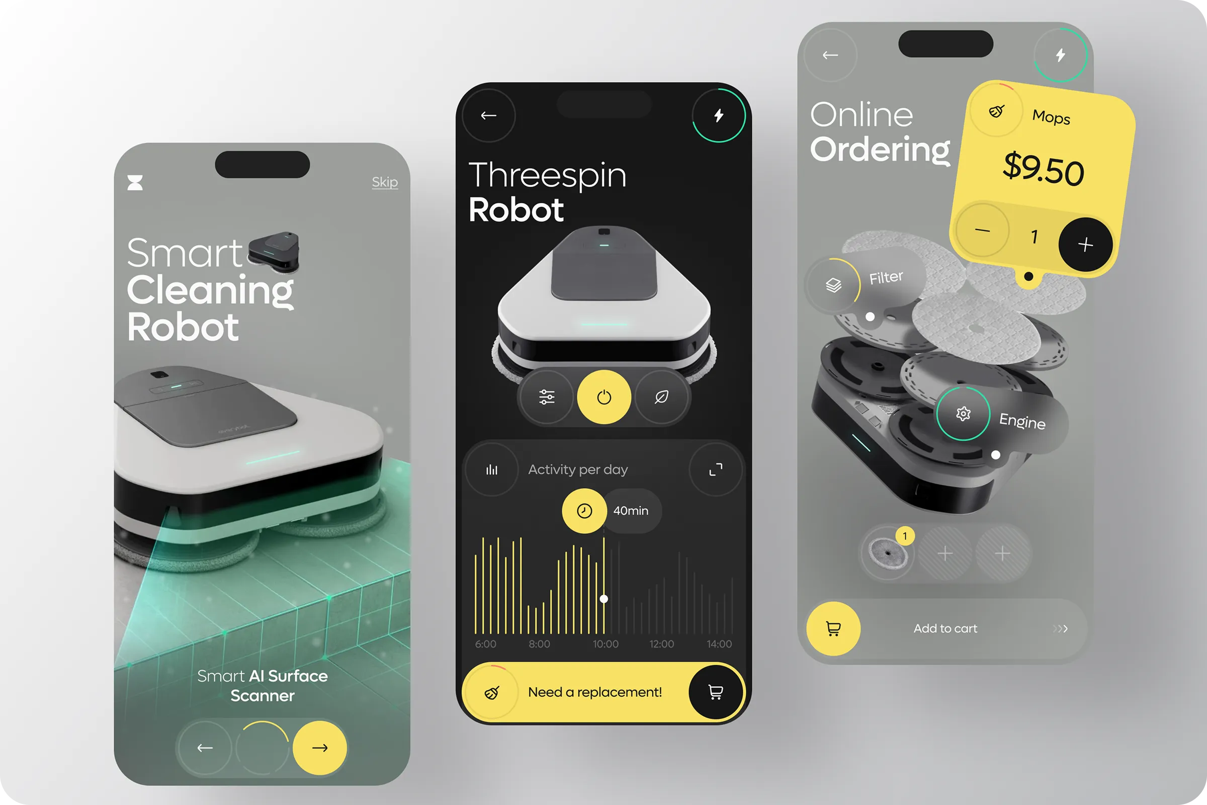 Smart Cleaning Mobile App