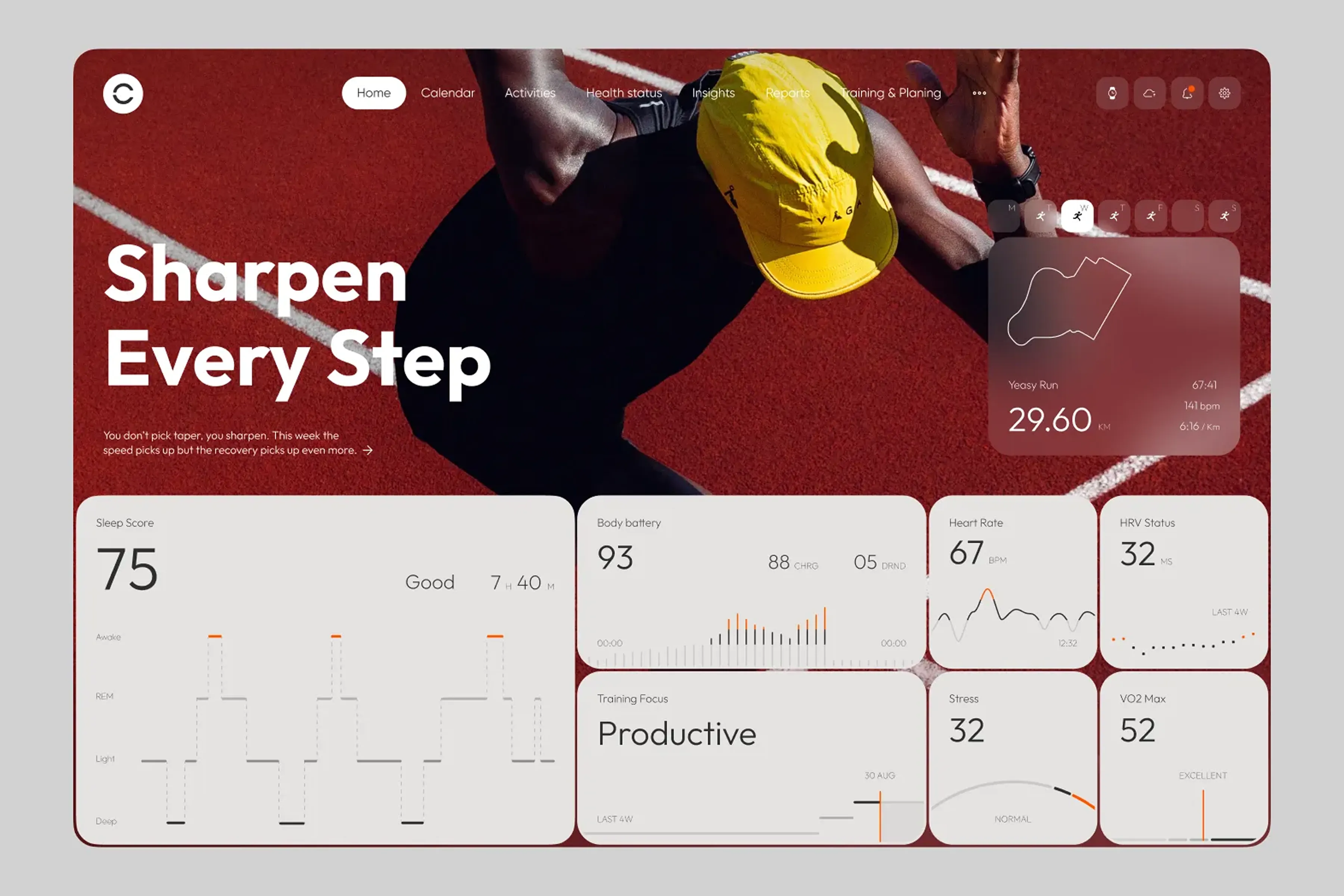 Garmin - SmartWatch Home Dashboard Garmin - SmartWatch Home Dashboard