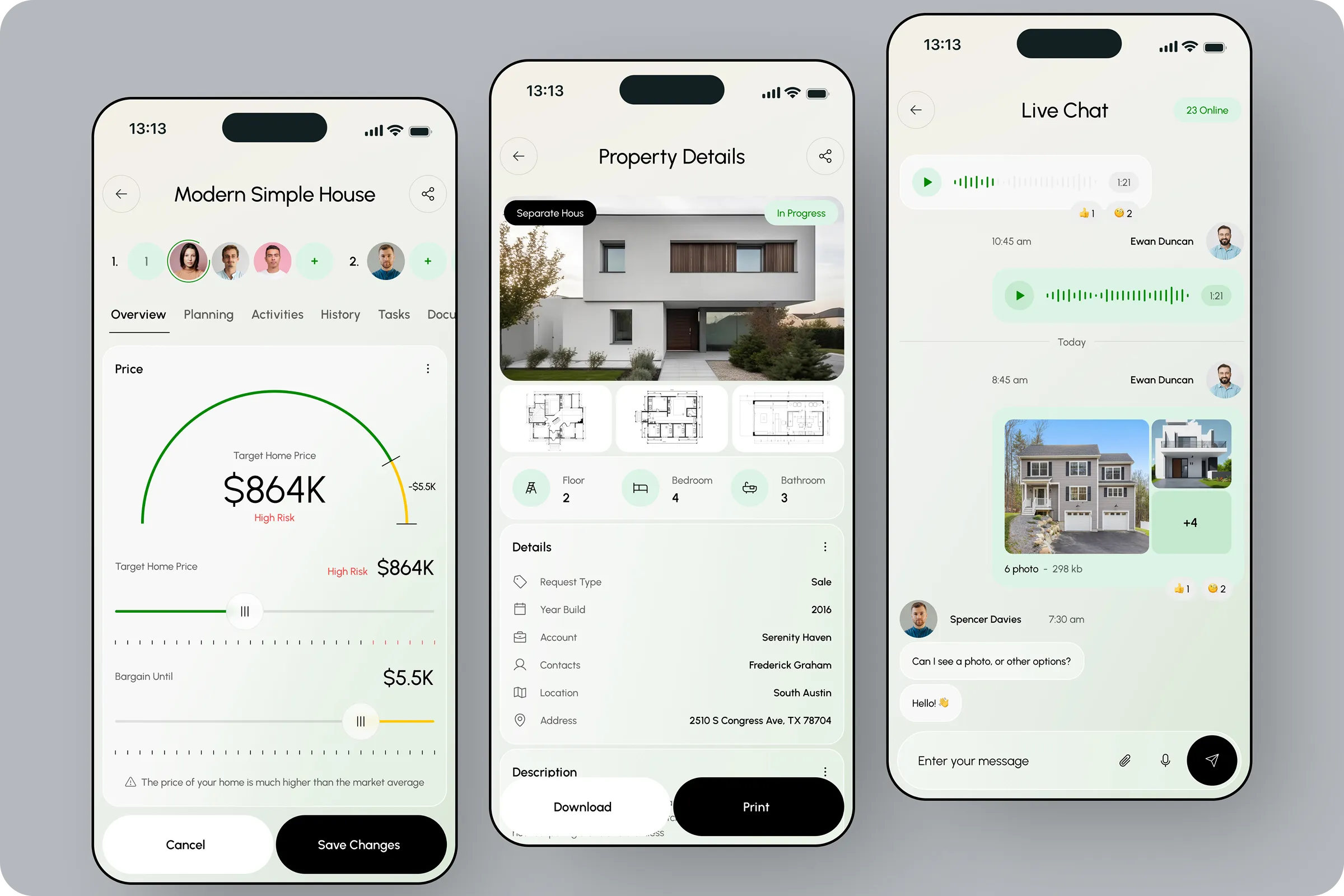 Real Estate Mobile UI Design Real Estate Mobile UI Design
