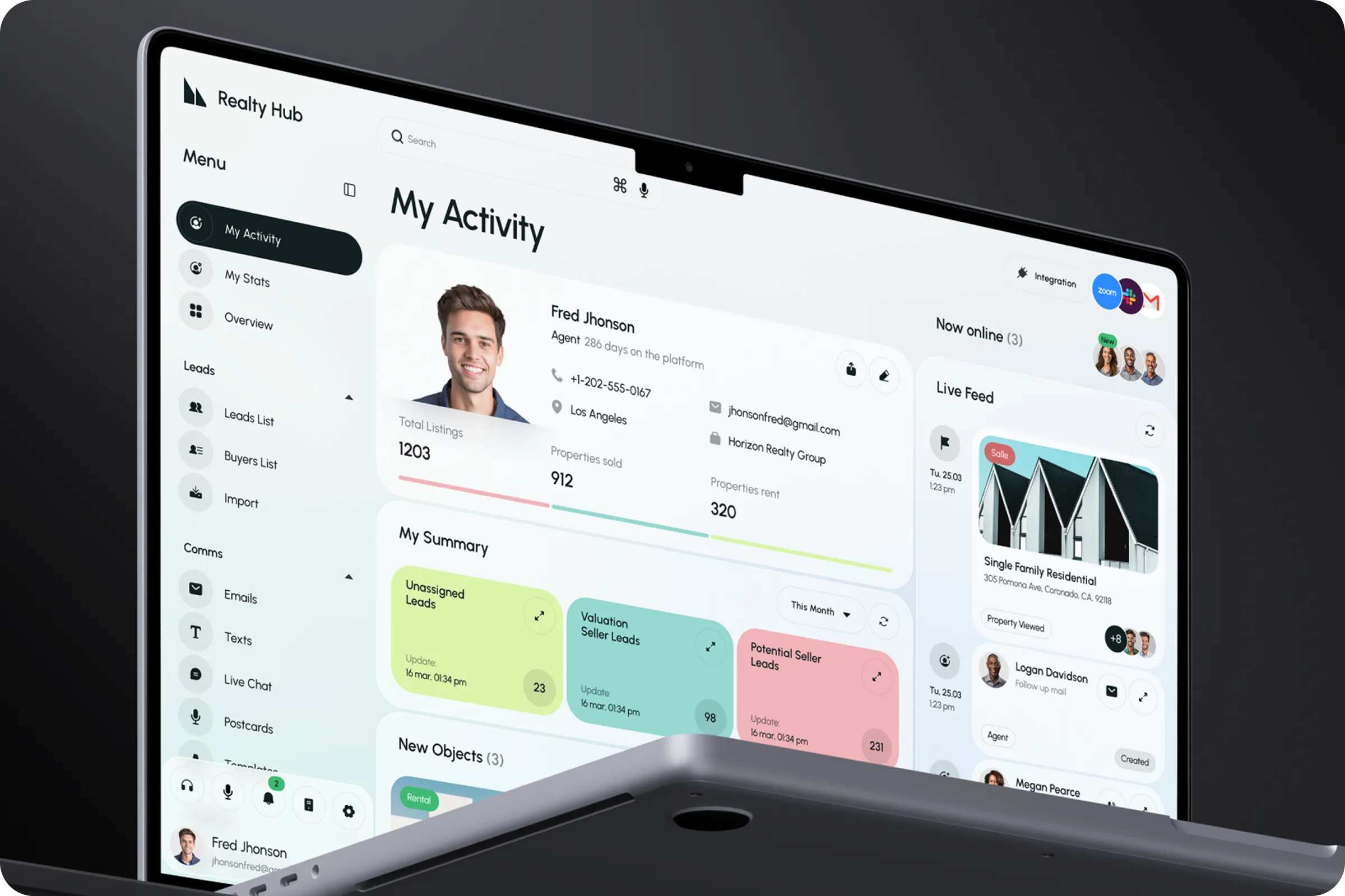 Real Estate Dashboard UI Design Real Estate Dashboard UI Design