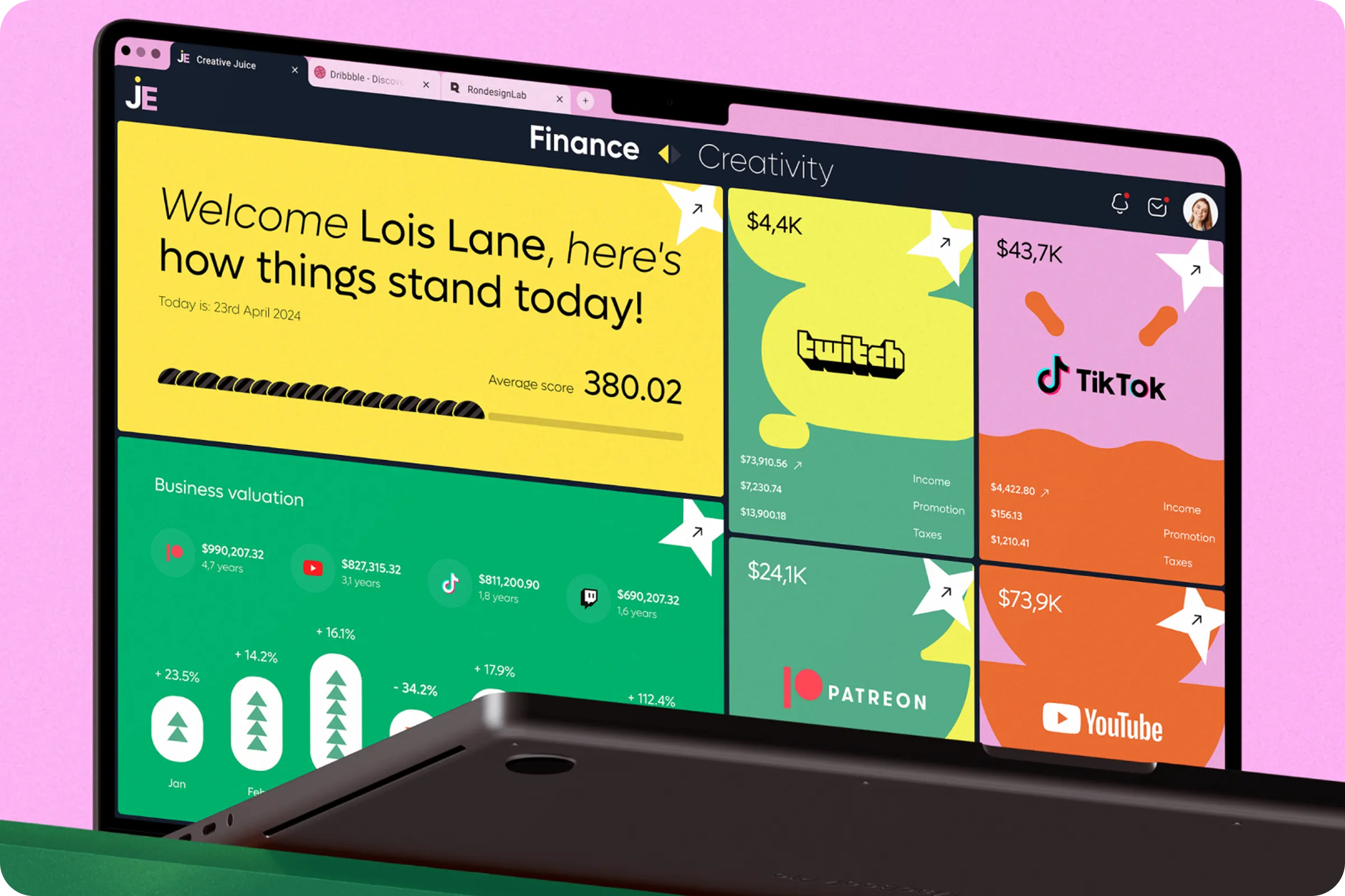 Finance Dashboard Web App UI Design Finance Dashboard Web App UI Design