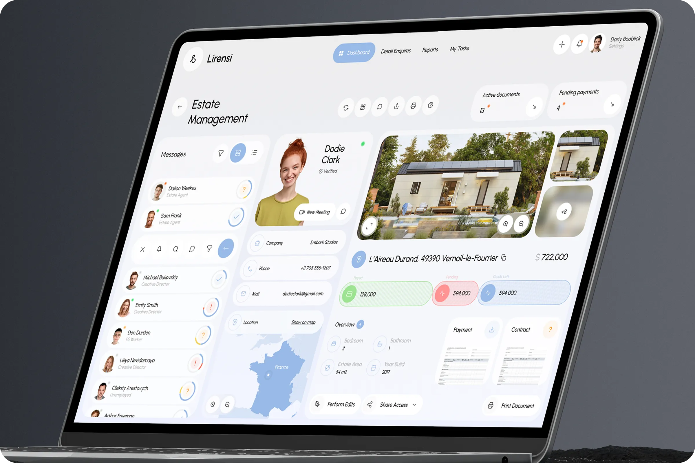 Property Management Dashboard UI Design Property Management Dashboard UI Design