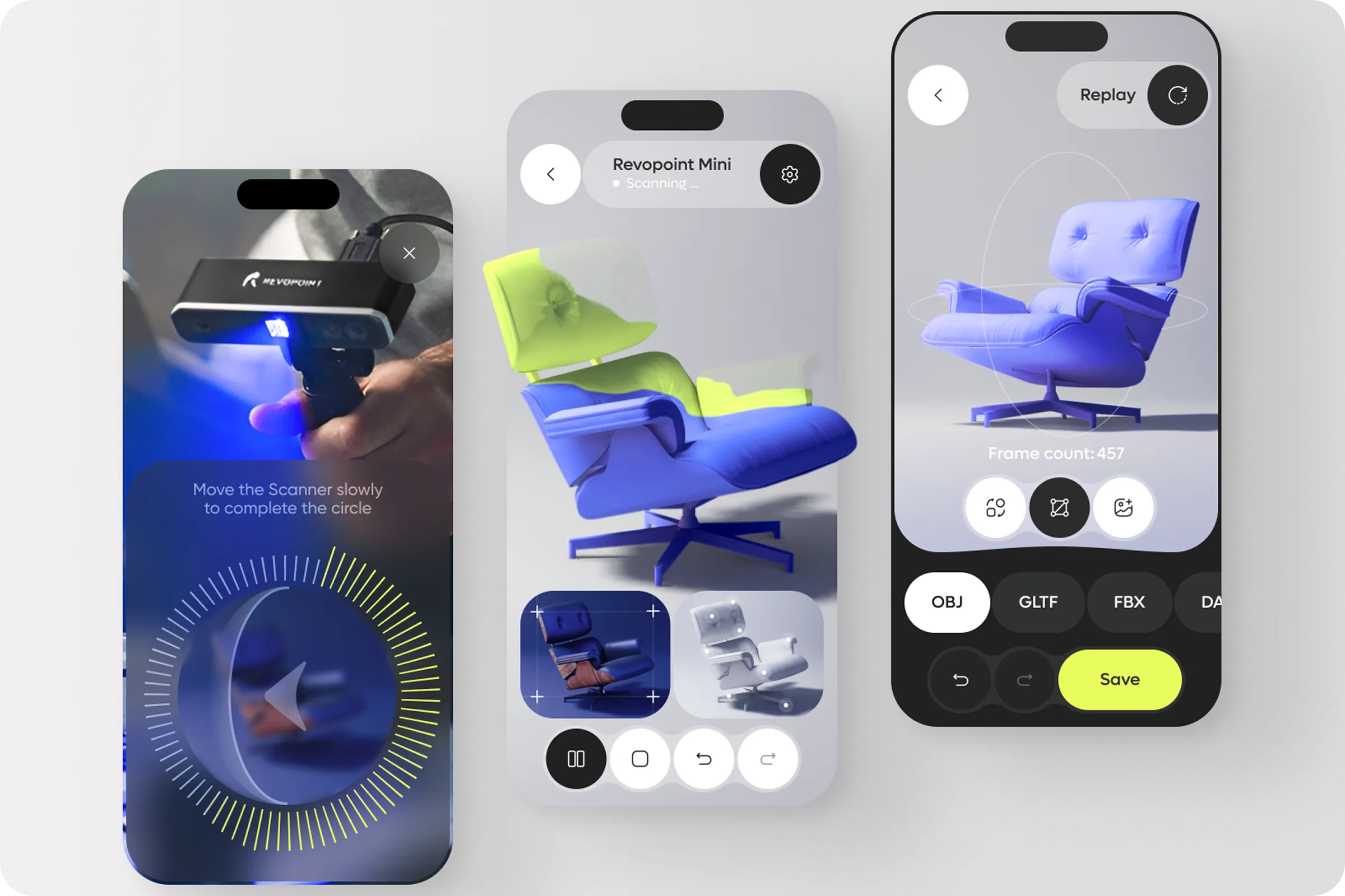 VR/AR Mobile App Interactive UI