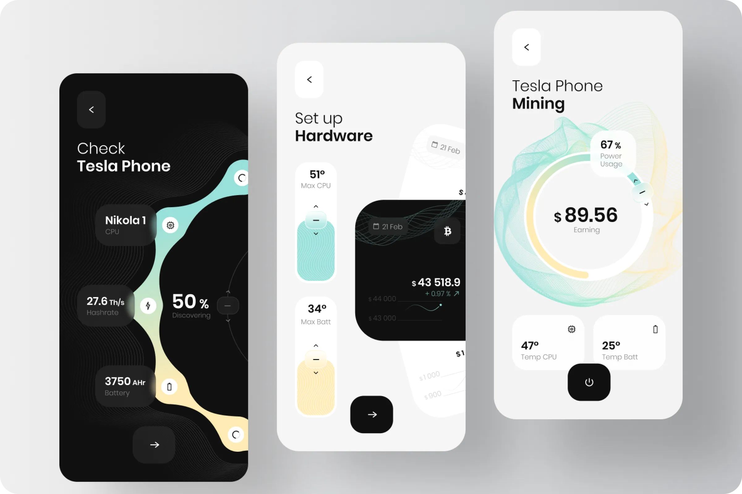 Tesla Phone native crypto mining solution Tesla Phone native crypto mining solution