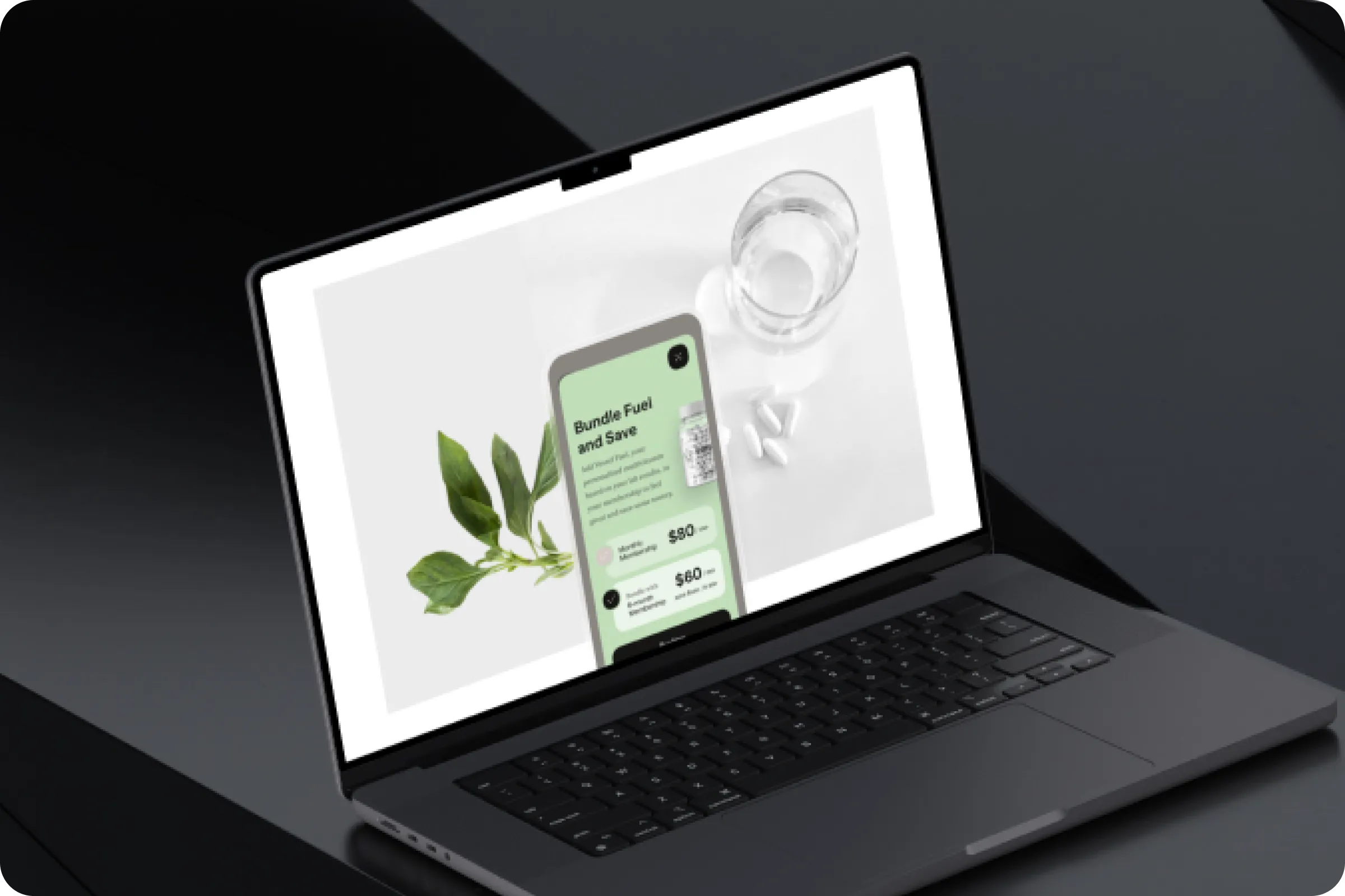 Vessel website design for health tracking Vessel website design for health tracking