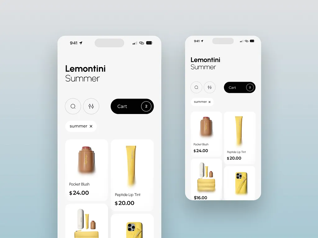 Rhode - E-Commerce Mobile App Rhode - E-Commerce Mobile App