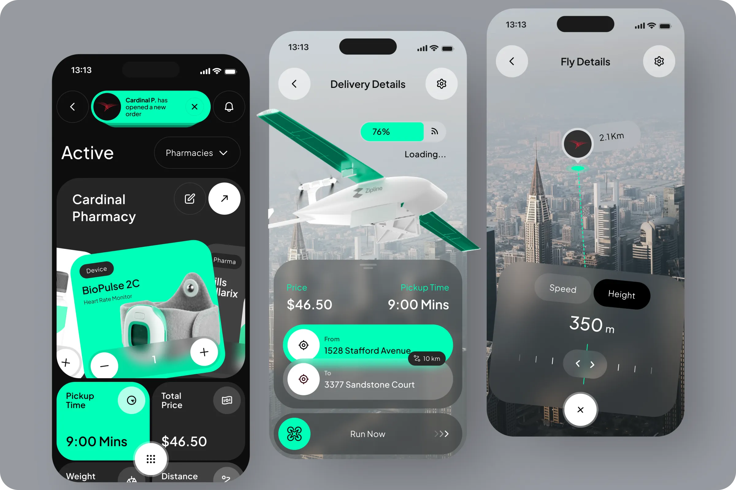 Contactless Delivery Mobile App Design Contactless Delivery Mobile App Design