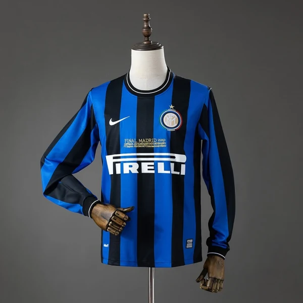 Inter Milan 2010 Manga Longa Retrô
