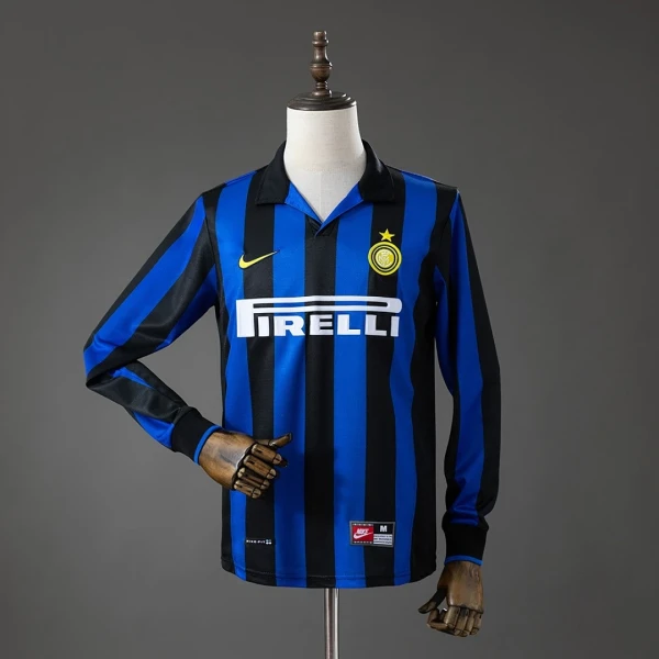 Inter Milan 98/99 Manga Longa Retrô