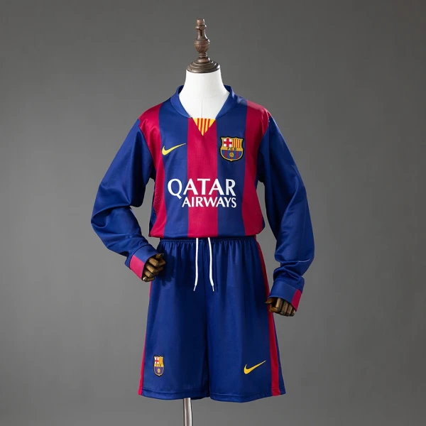 Barcelona 14/15 Manga Longa Retrô