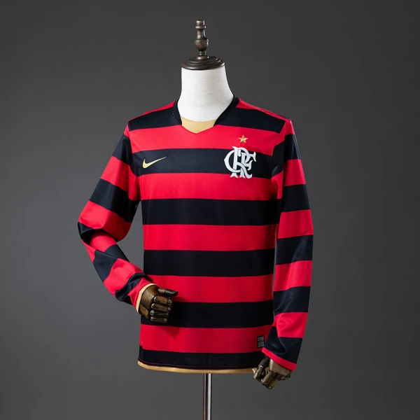 Flamengo 08/09 Manga Longa Retrô